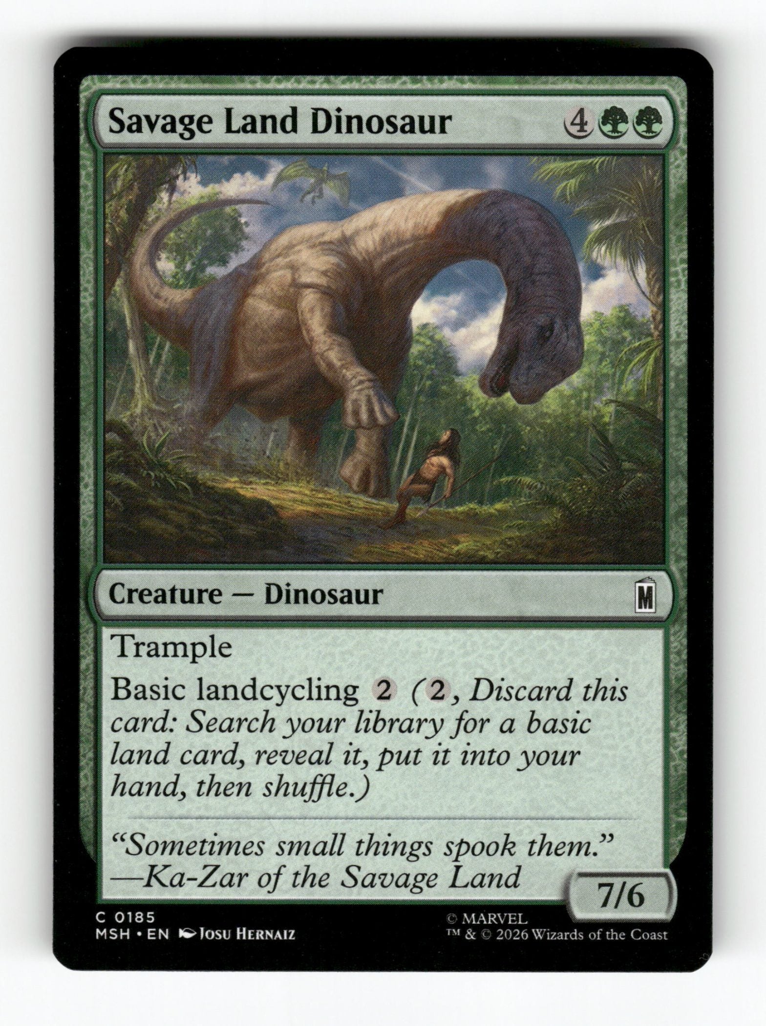 Savage Land Dinosaur
