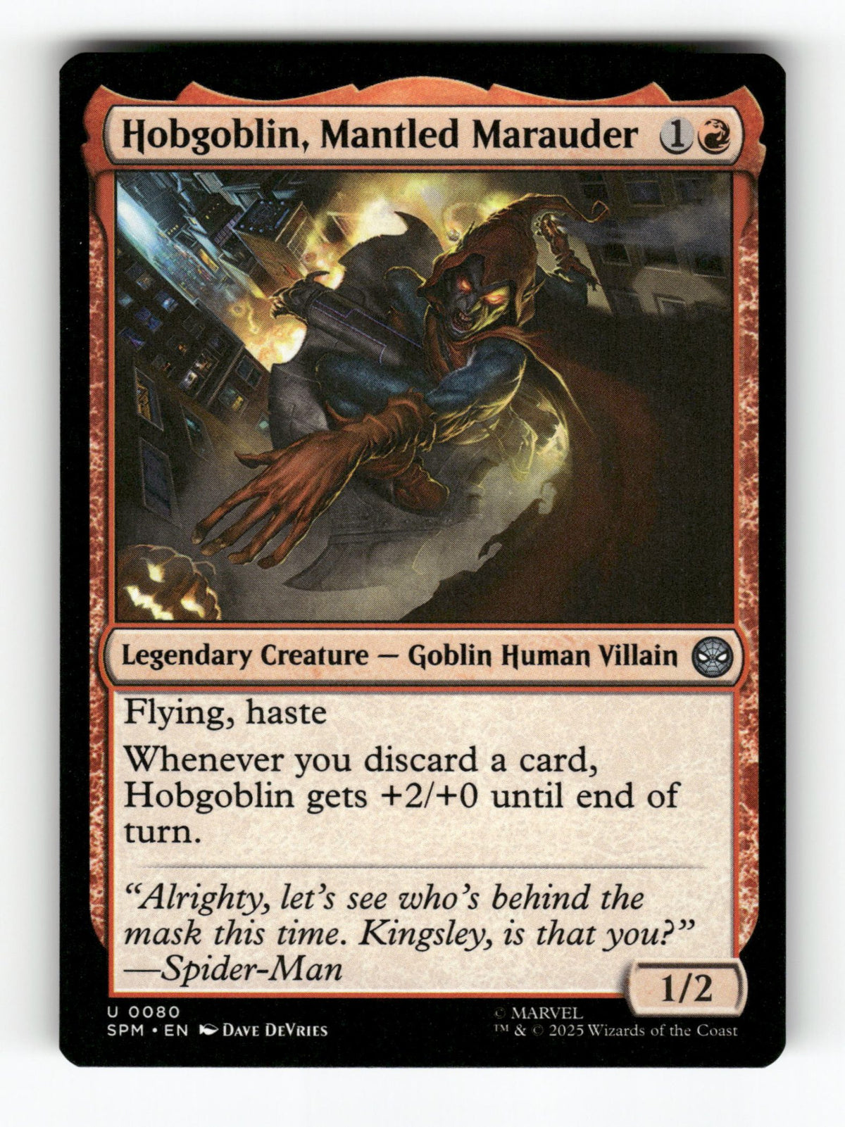 Hobgoblin, Mantled Marauder