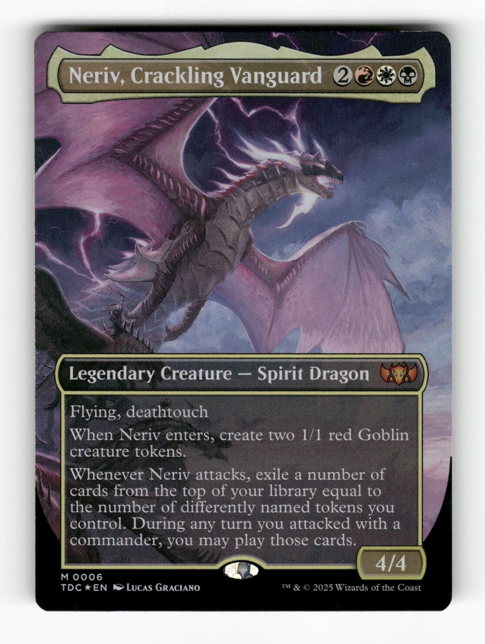 Neriv, Crackling Vanguard (Borderless)