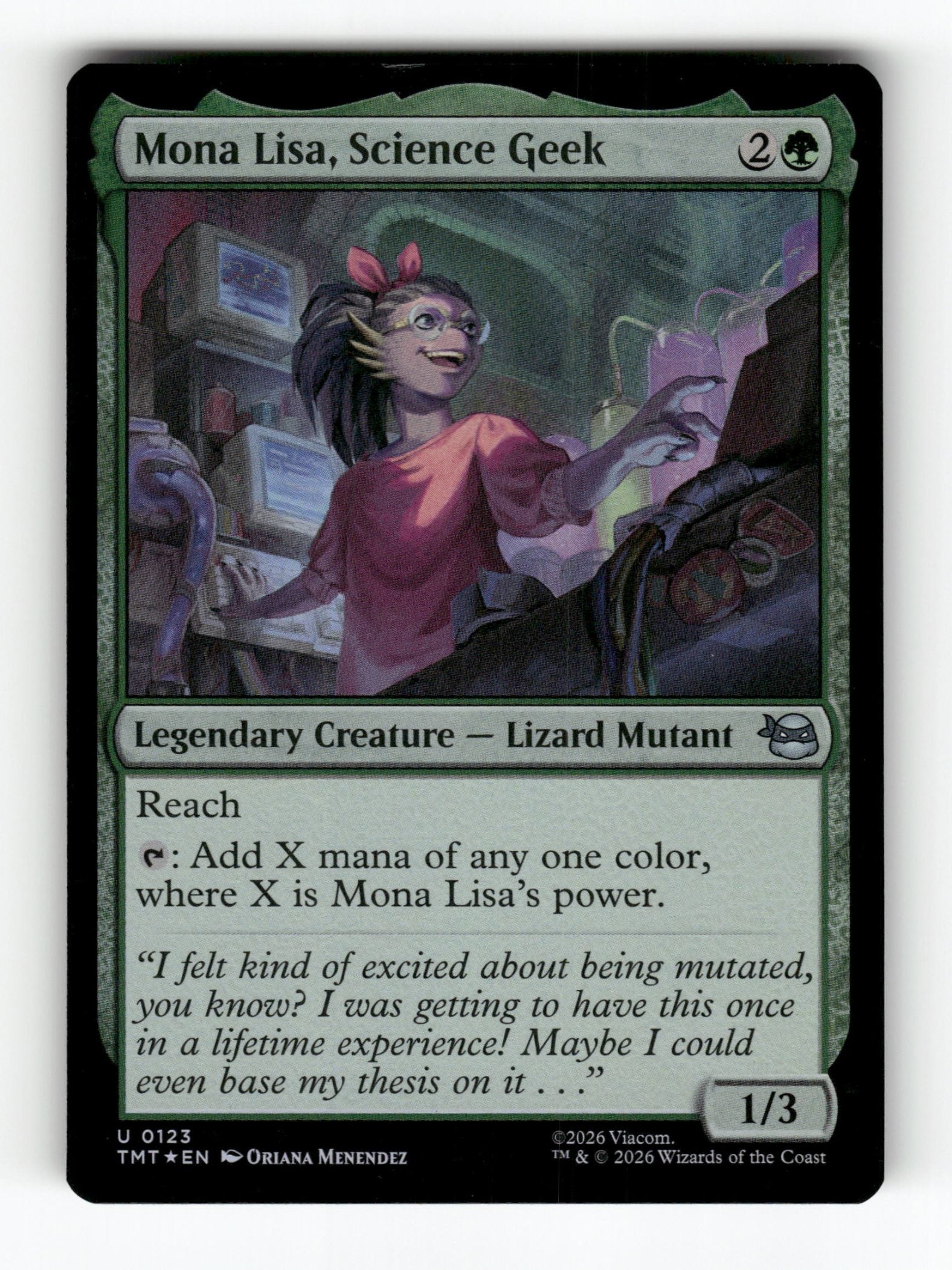 Mona Lisa, Science Geek