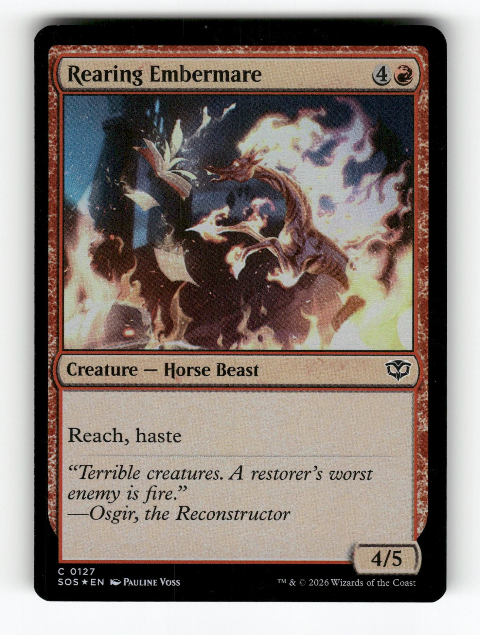Rearing Embermare