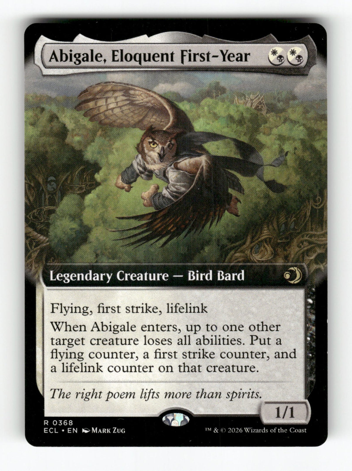 Abigale, Eloquent First-Year (Extended Art)