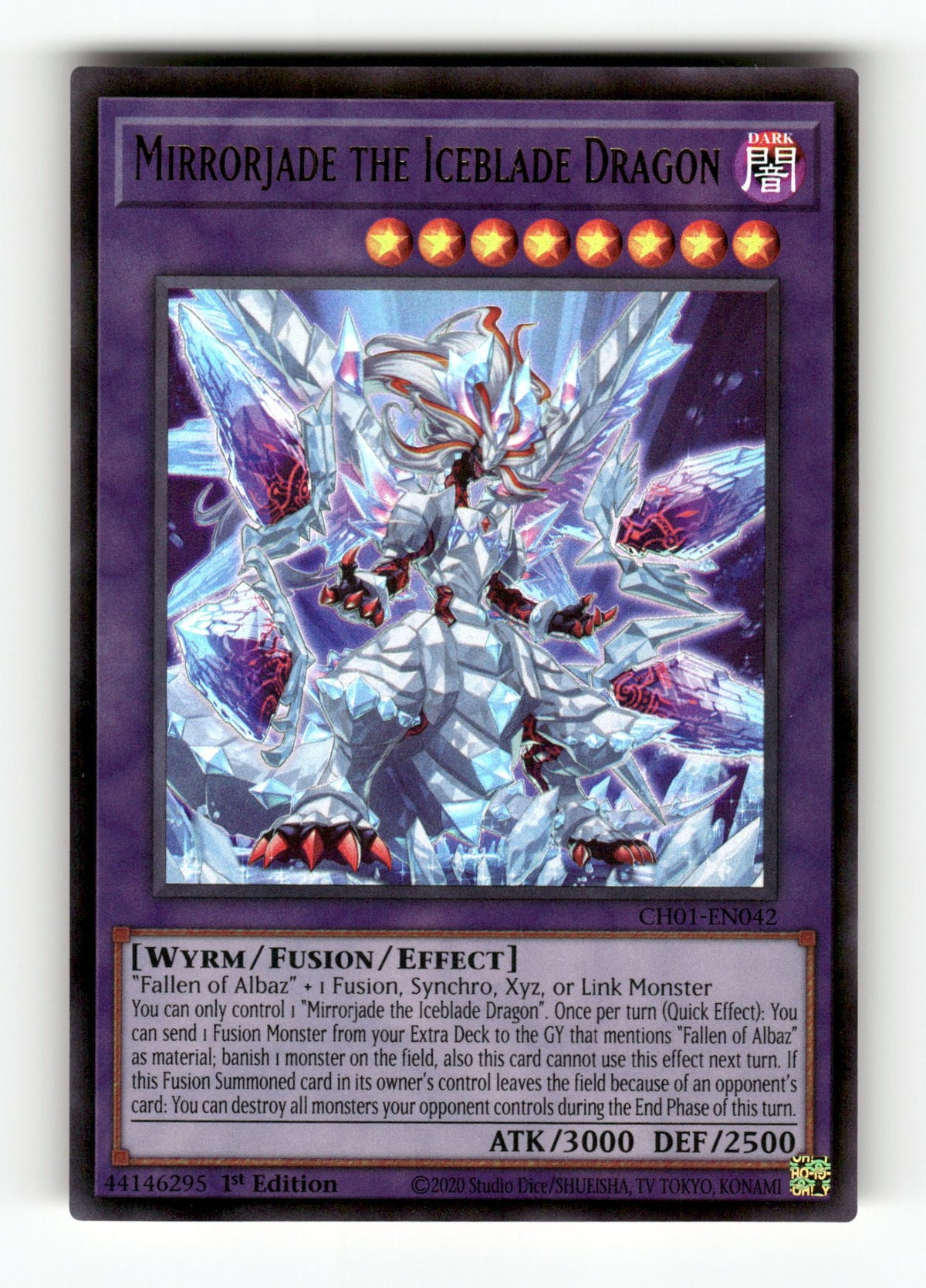 Mirrorjade the Iceblade Dragon