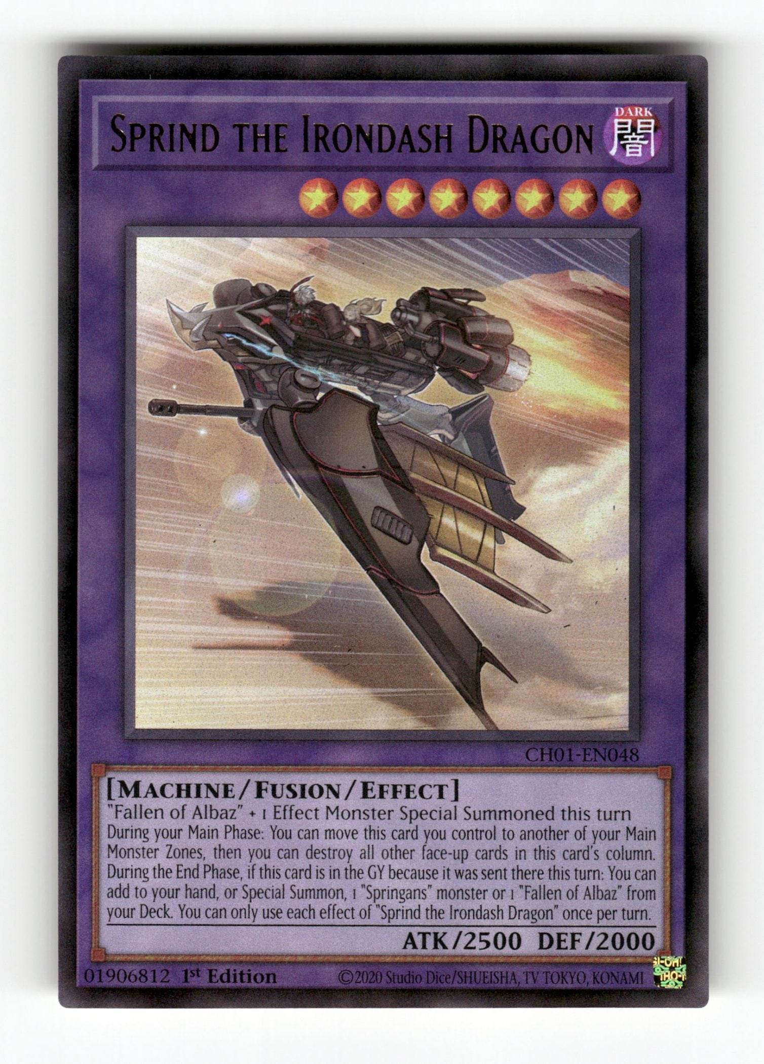 Sprind the Irondash Dragon