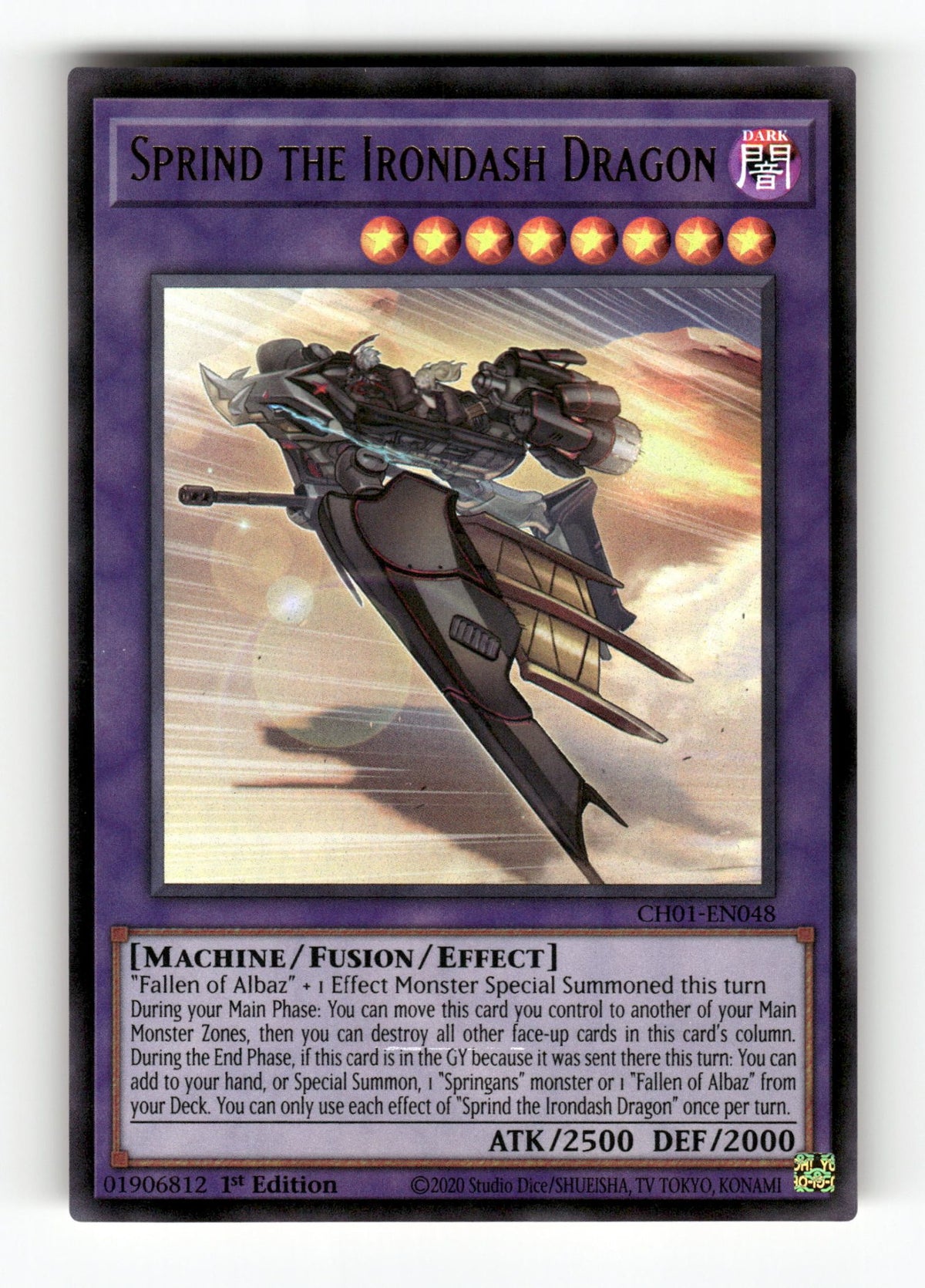 Sprind the Irondash Dragon