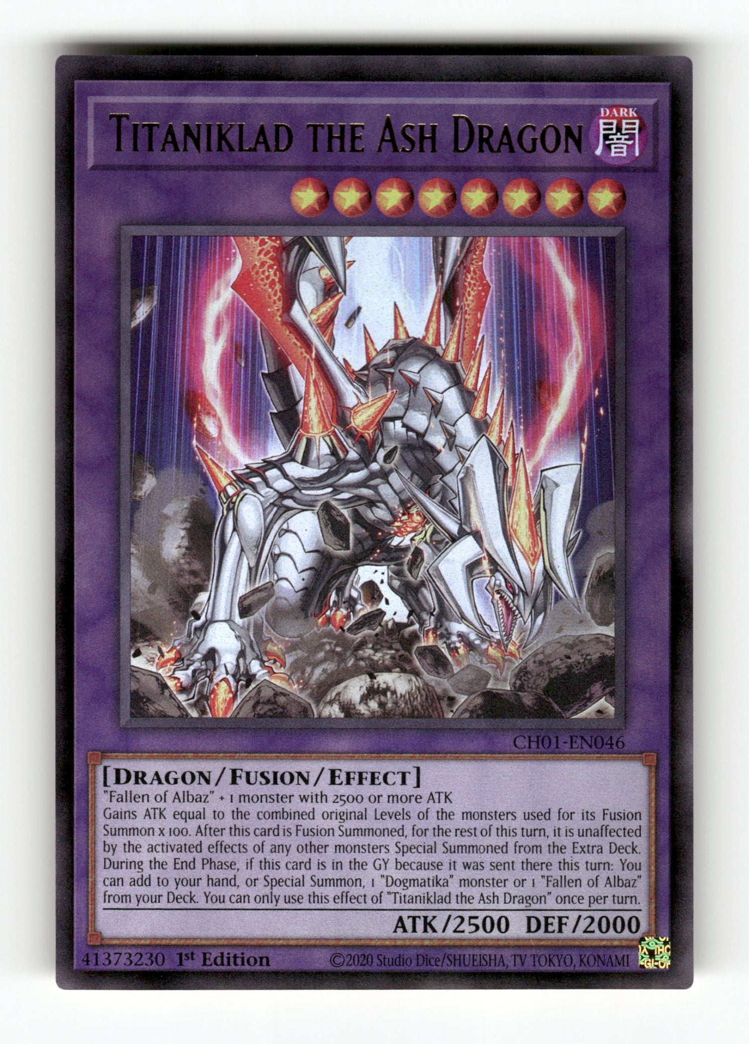 Titaniklad the Ash Dragon