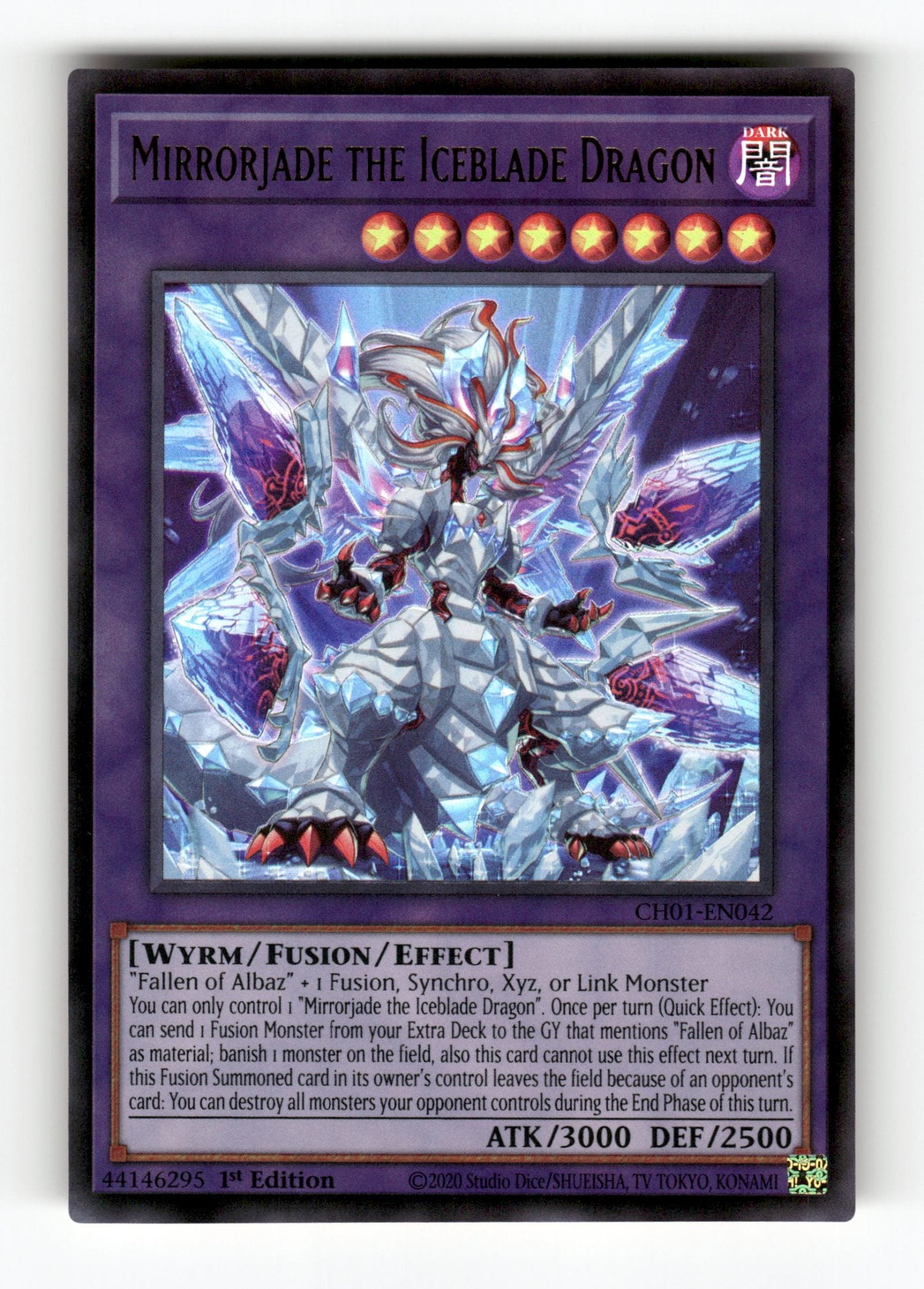 Mirrorjade the Iceblade Dragon