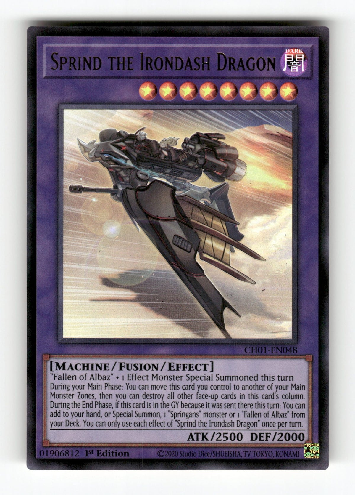 Sprind the Irondash Dragon