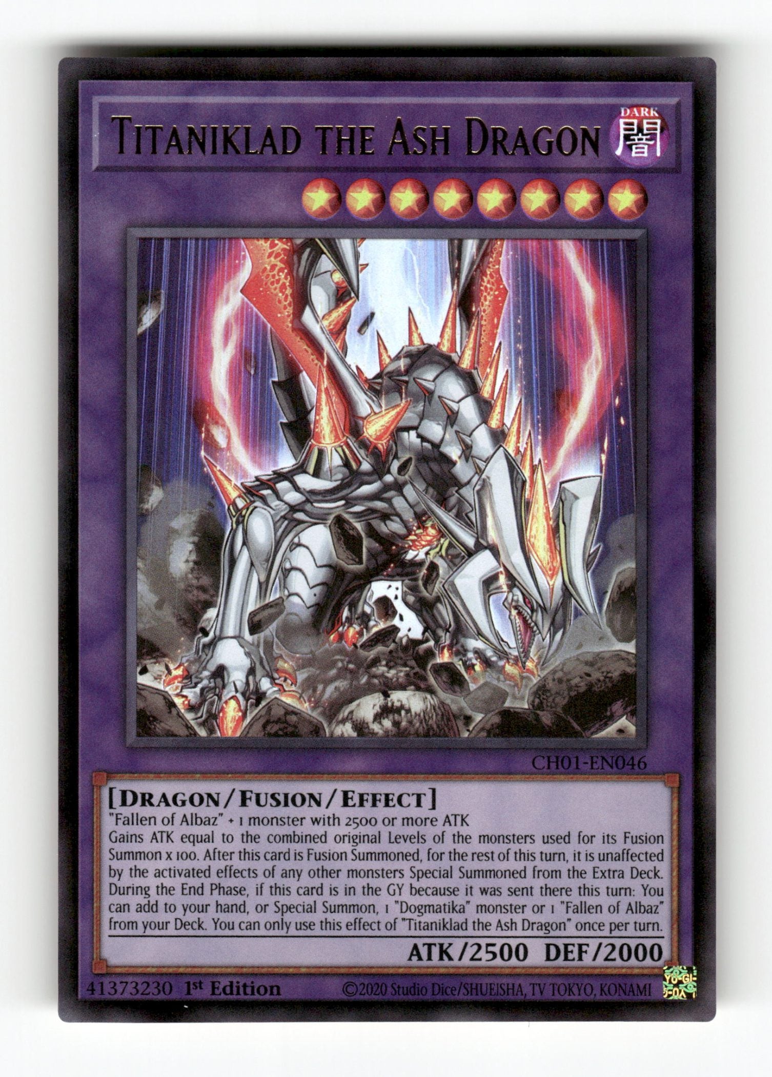 Titaniklad the Ash Dragon