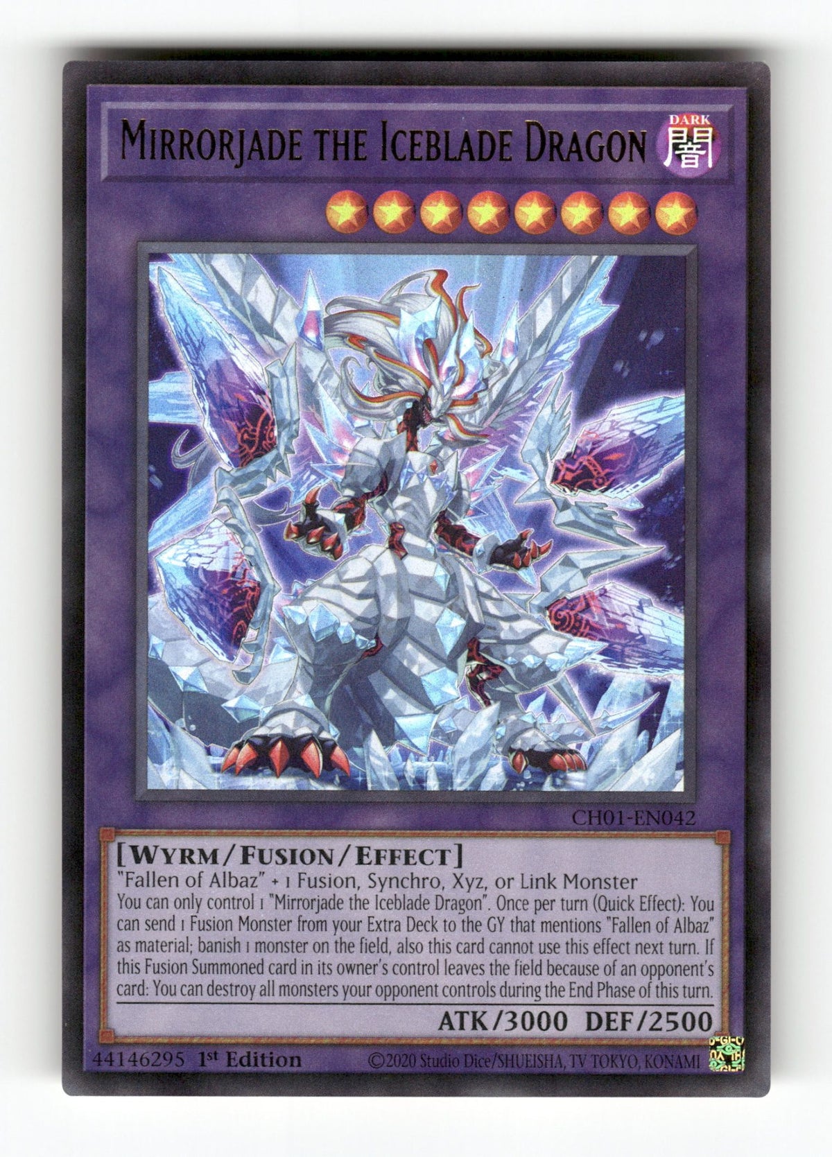 Mirrorjade the Iceblade Dragon