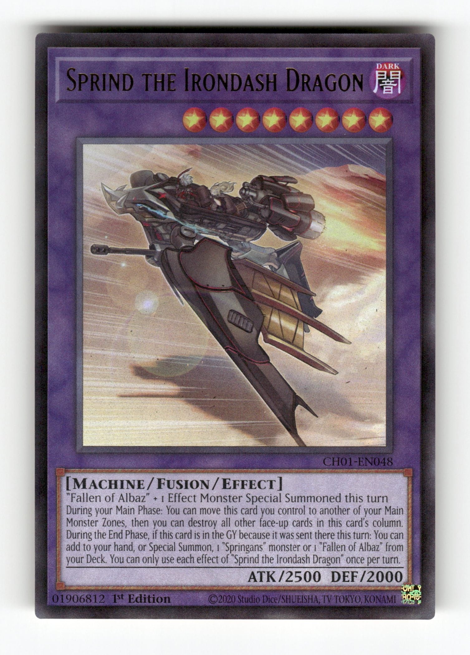 Sprind the Irondash Dragon
