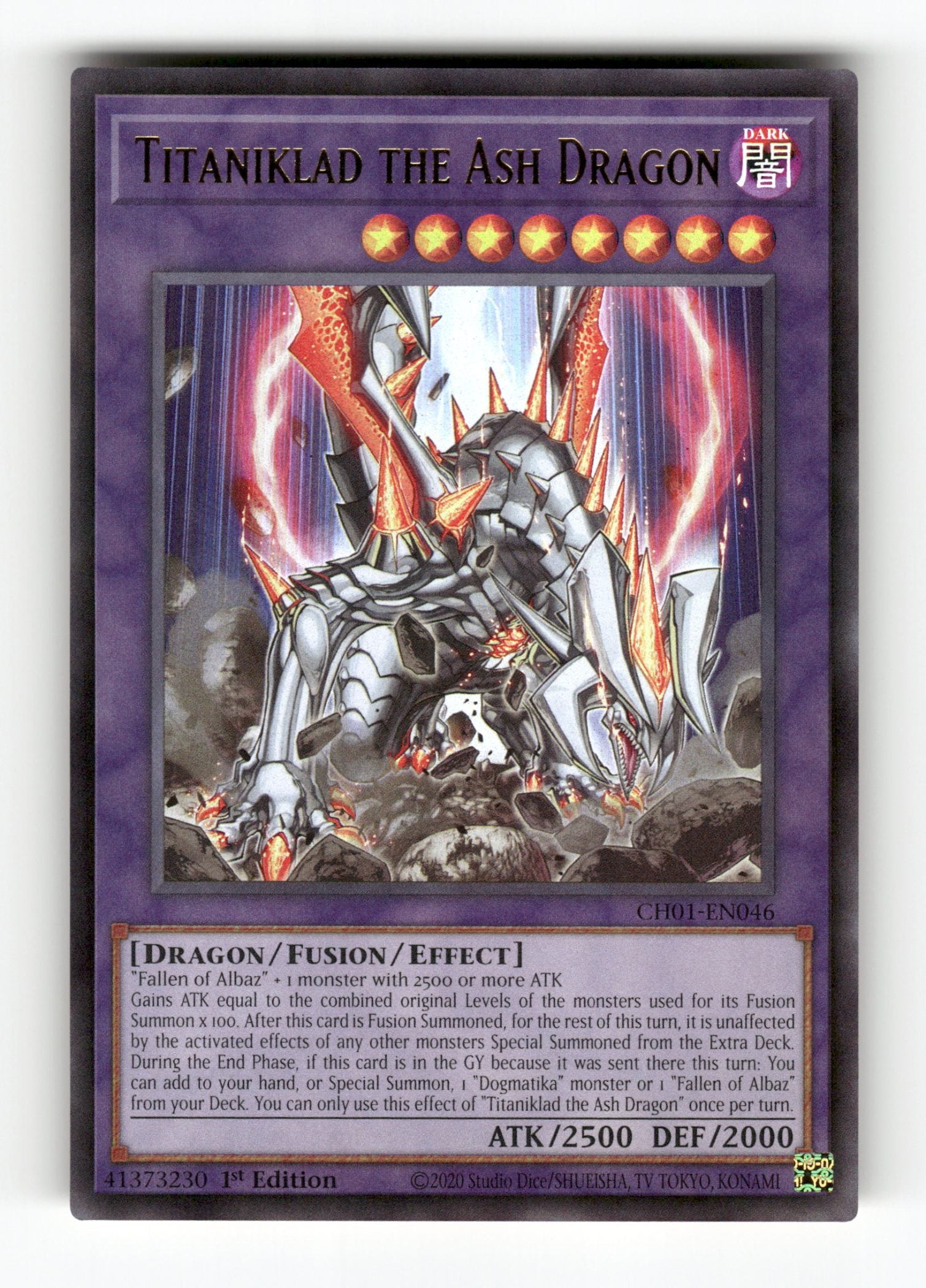 Titaniklad the Ash Dragon