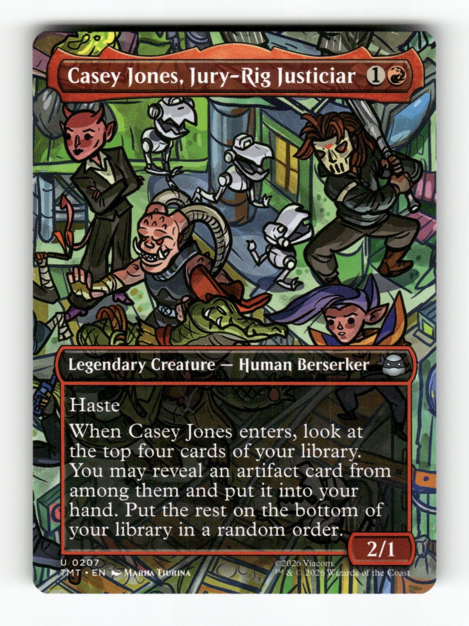 Casey Jones, Jury-Rig Justiciar (Borderless)