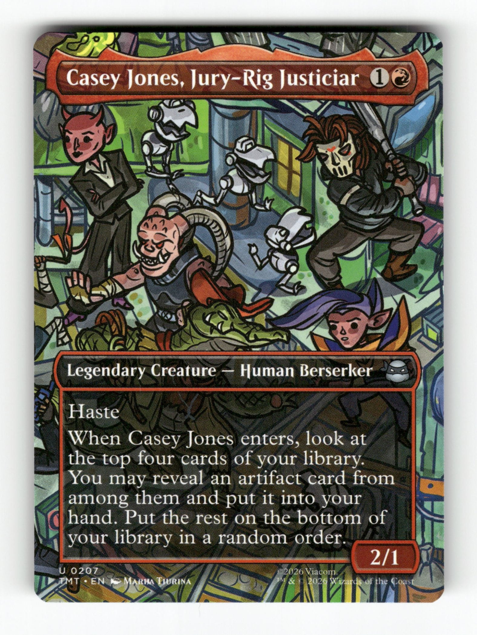 Casey Jones, Jury-Rig Justiciar (Borderless)