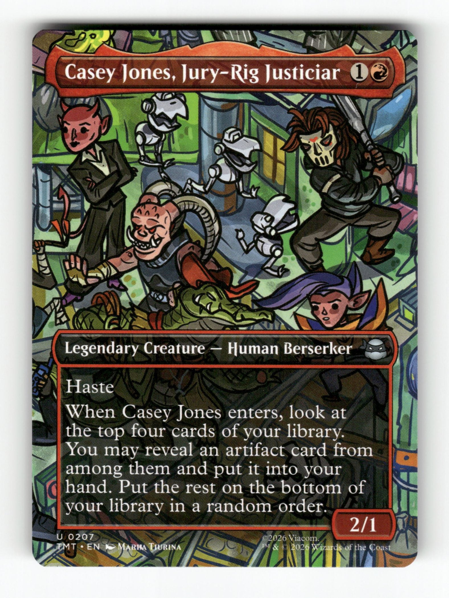 Casey Jones, Jury-Rig Justiciar (Borderless)