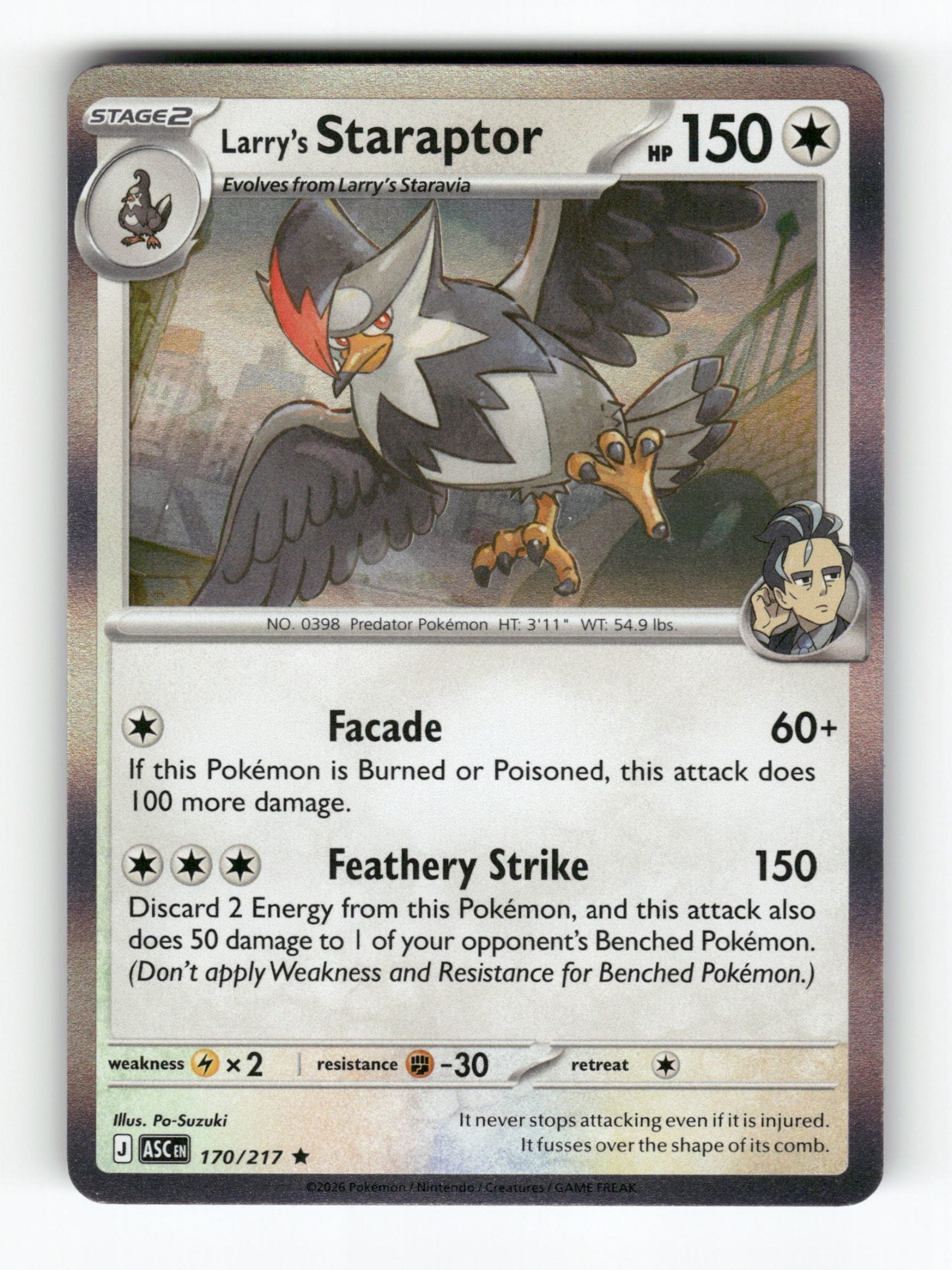 Larry's Staraptor - 170/217