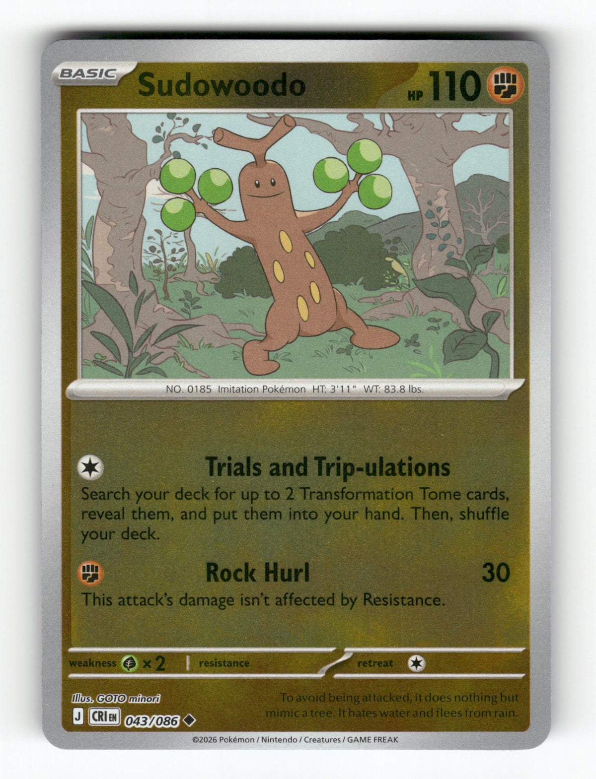 Sudowoodo