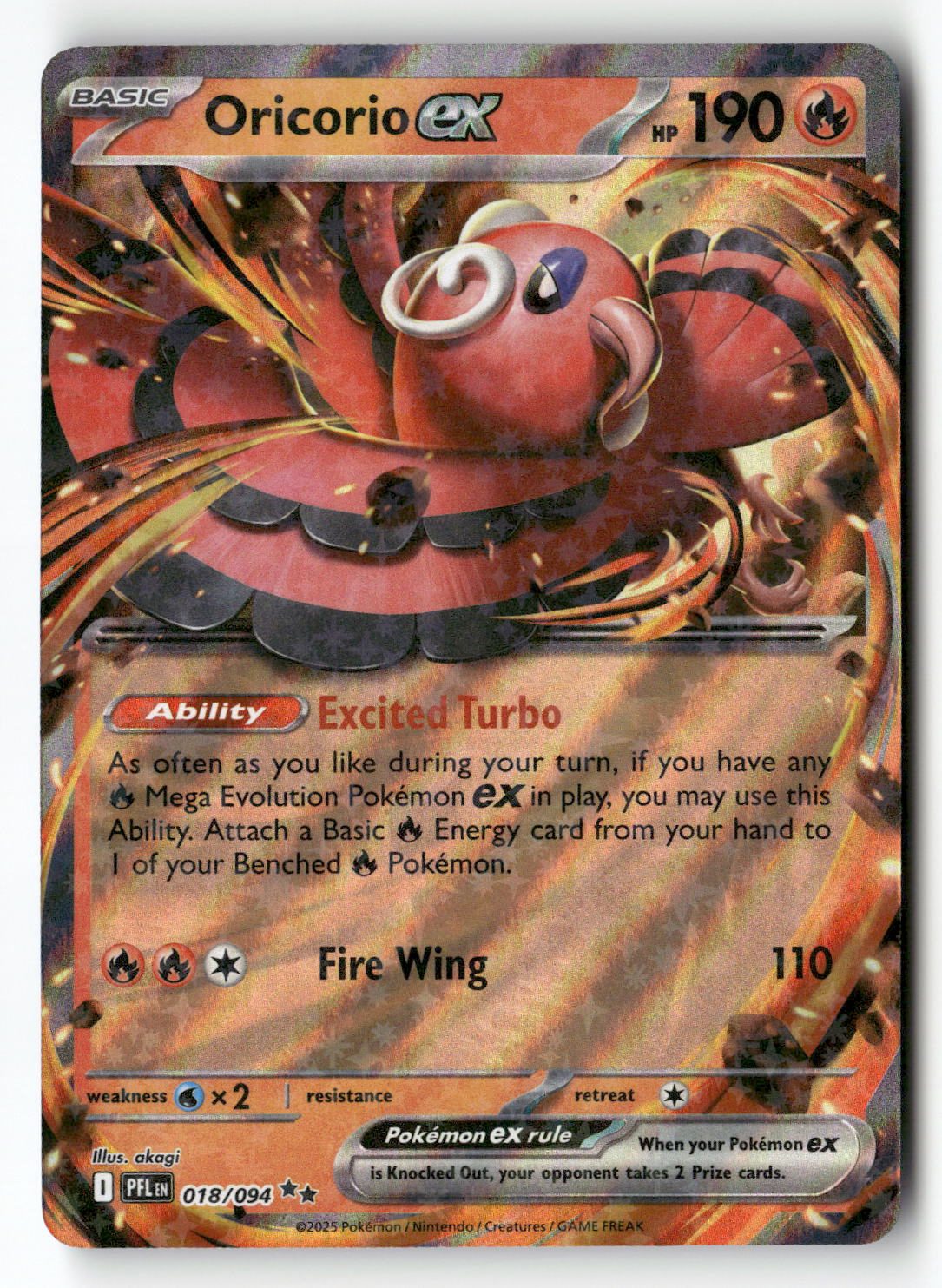 Oricorio ex - 018/094