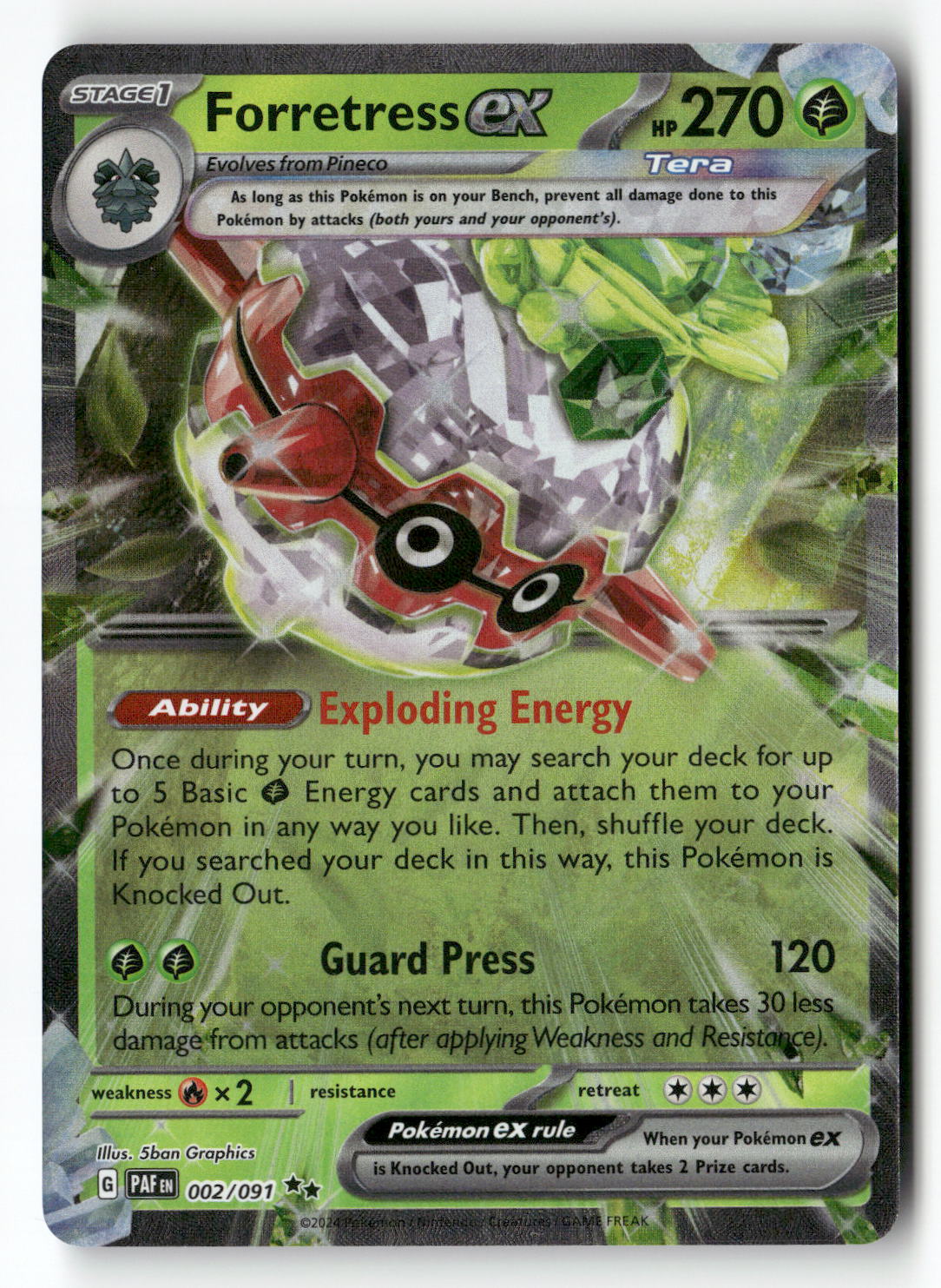 Forretress ex - 002/091