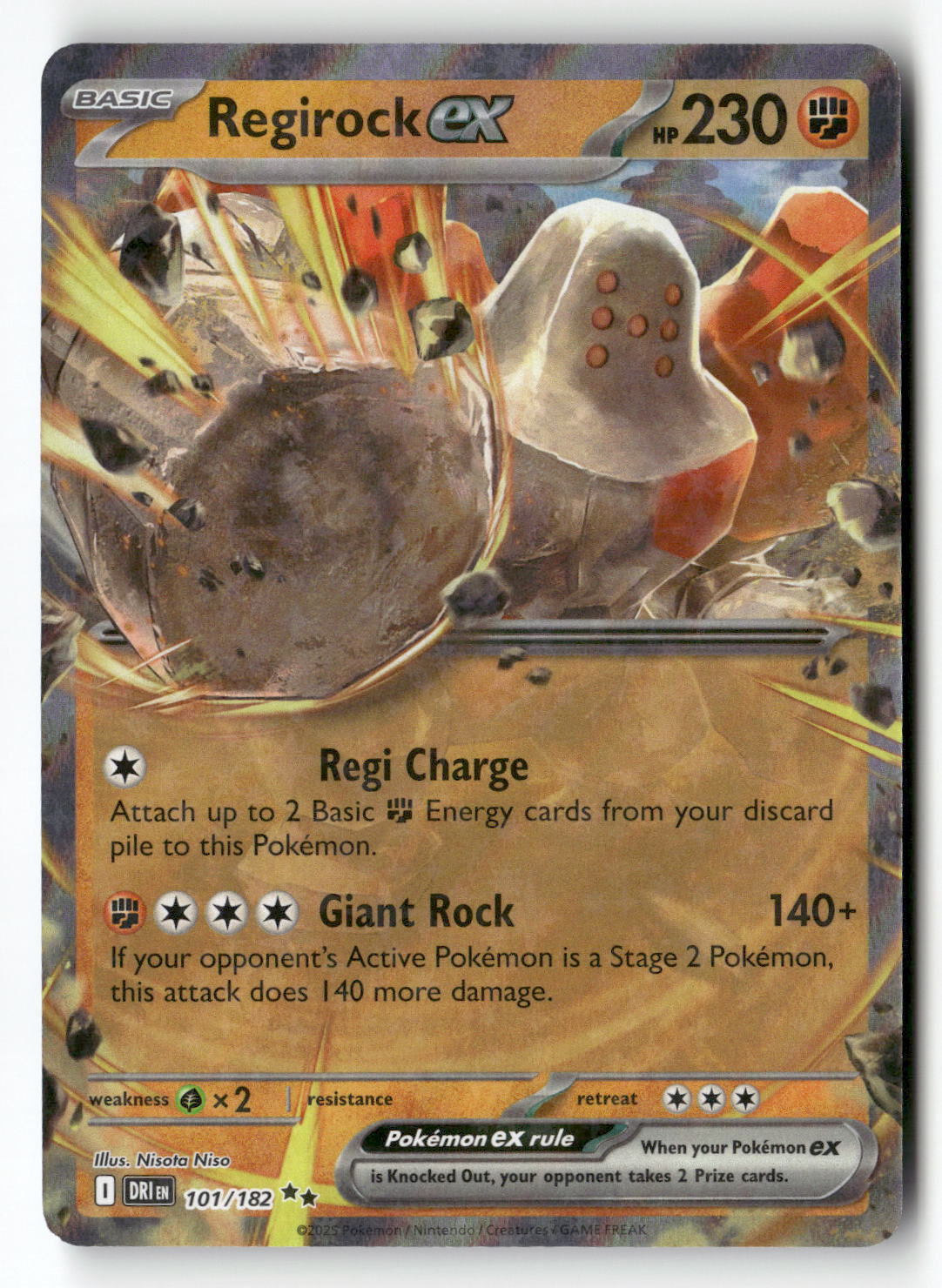 Regirock ex - 101/182