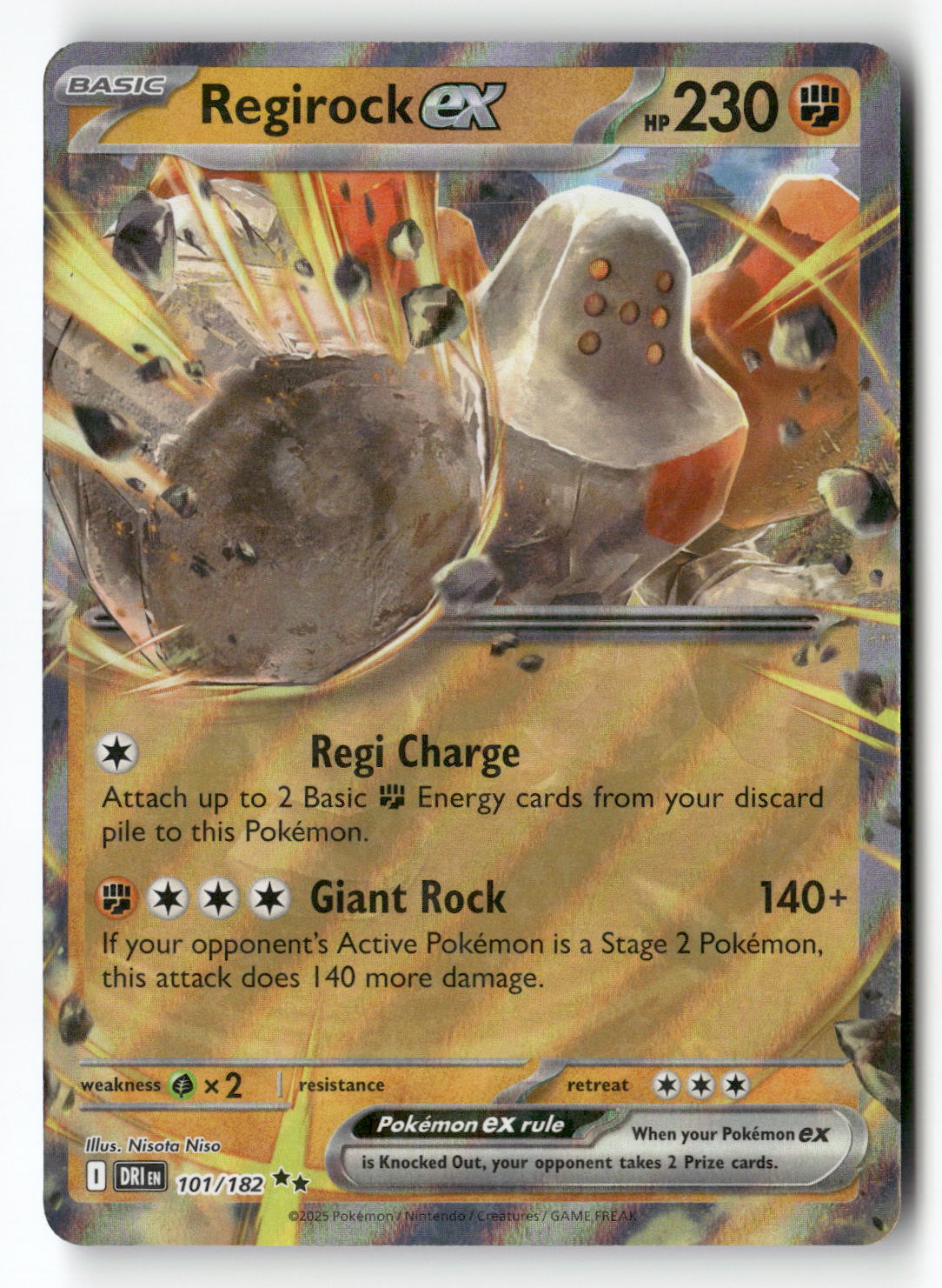 Regirock ex - 101/182