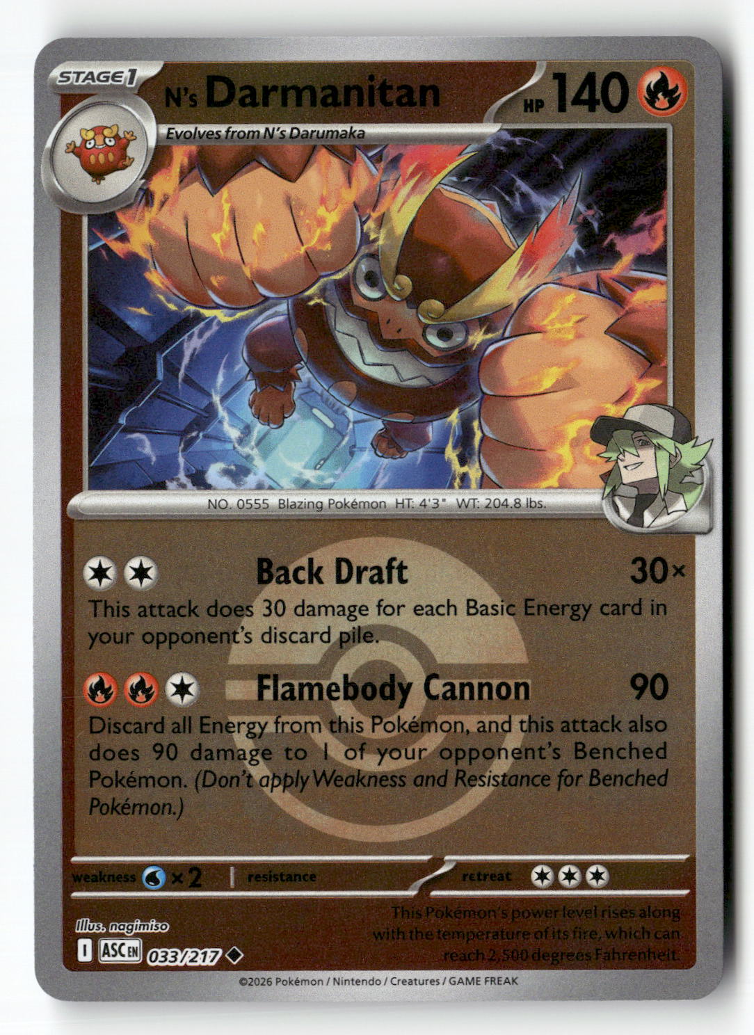 N's Darmanitan (Poke Ball)