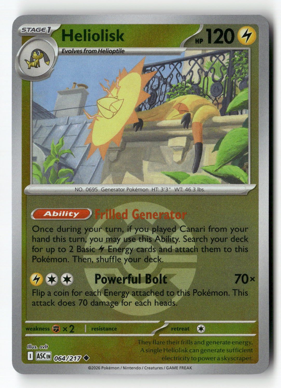Heliolisk - 064/217 (Quick Ball)