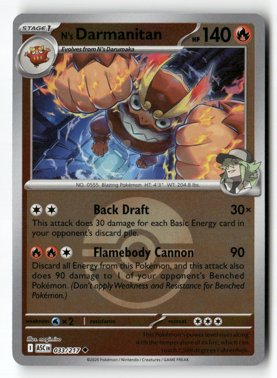 N's Darmanitan (Poke Ball)