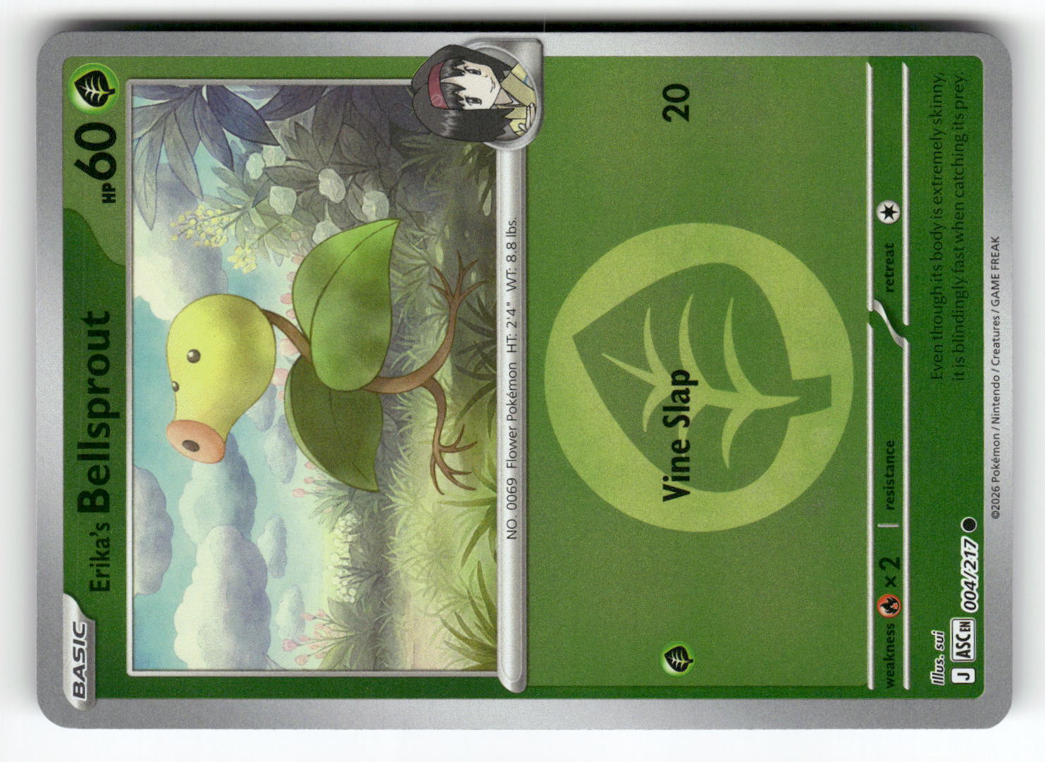 Erika's Bellsprout (Energy Symbol Pattern)