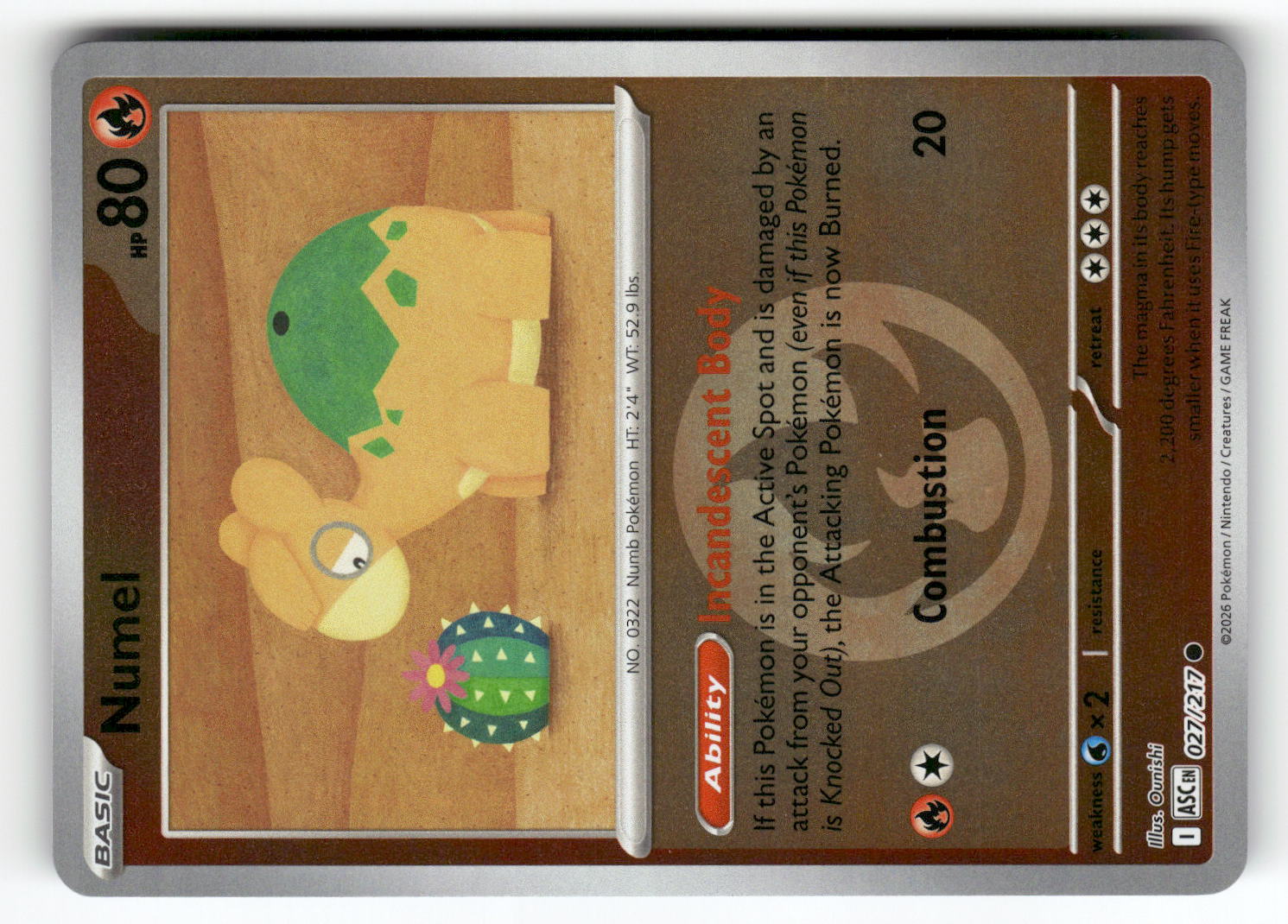 Numel - 027/217 (Energy Symbol Pattern)