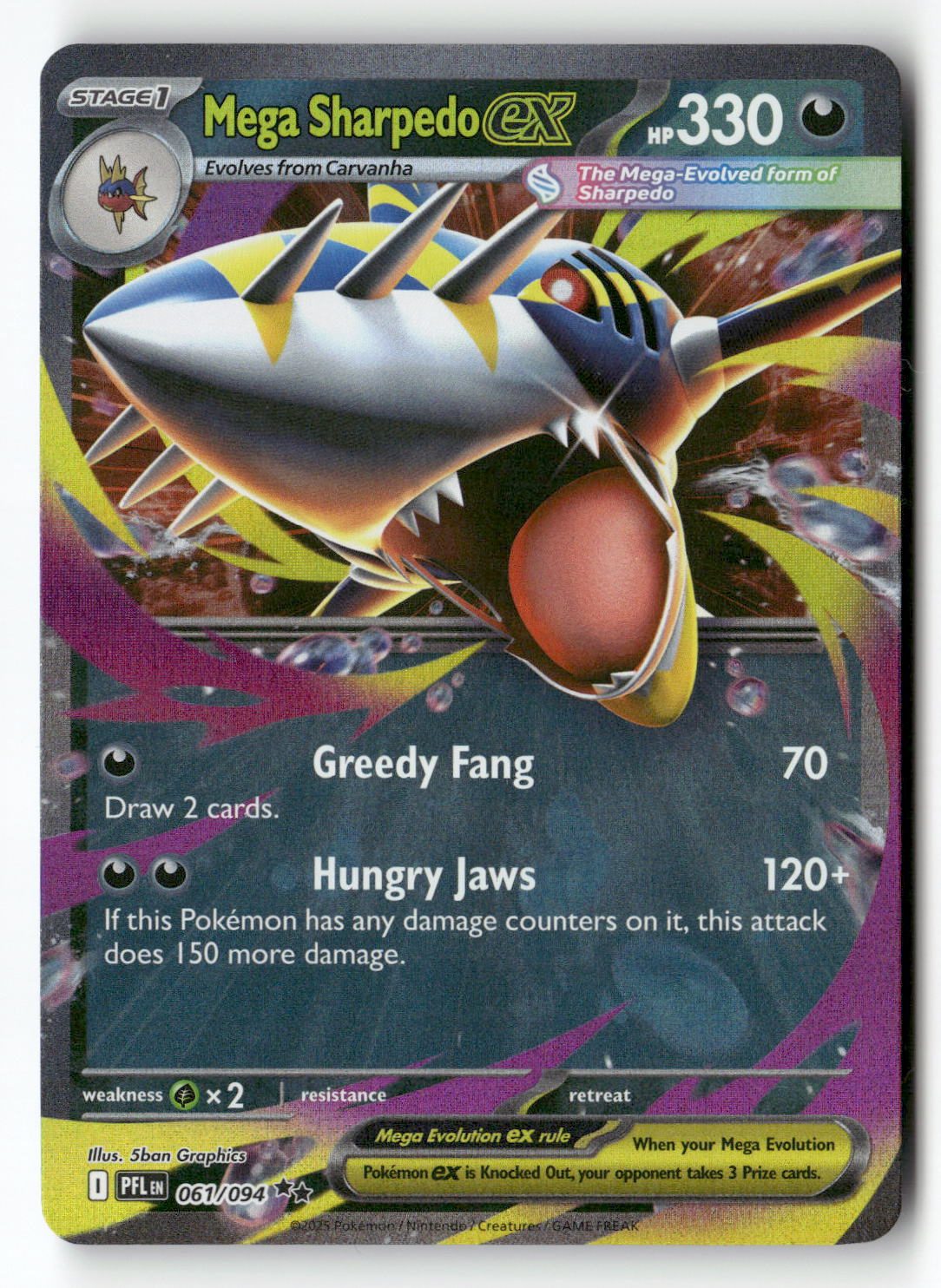 Mega Sharpedo ex - 061/094