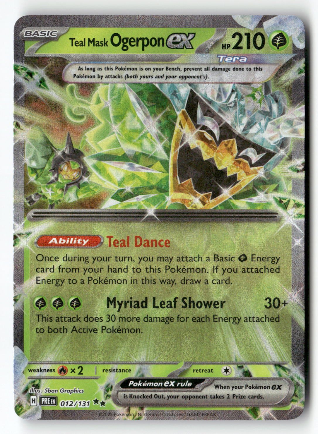 Teal Mask Ogerpon ex - 012/131
