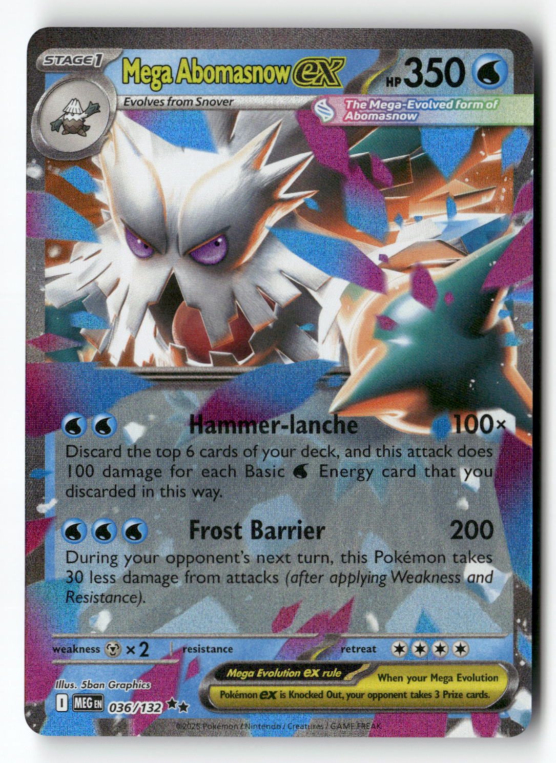 Mega Abomasnow ex - 036/132