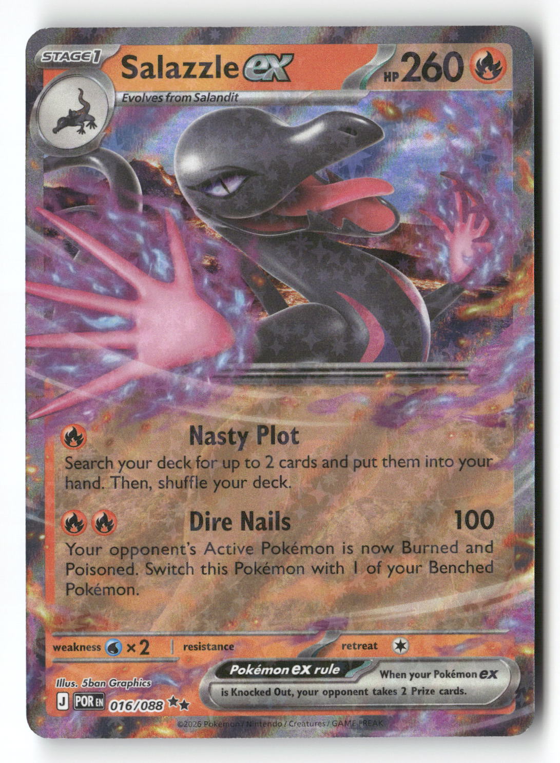 Salazzle ex - 016/088