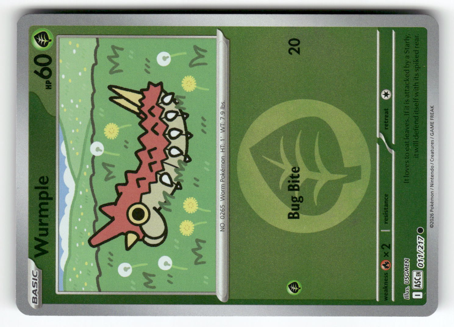 Wurmple (Energy Symbol Pattern)