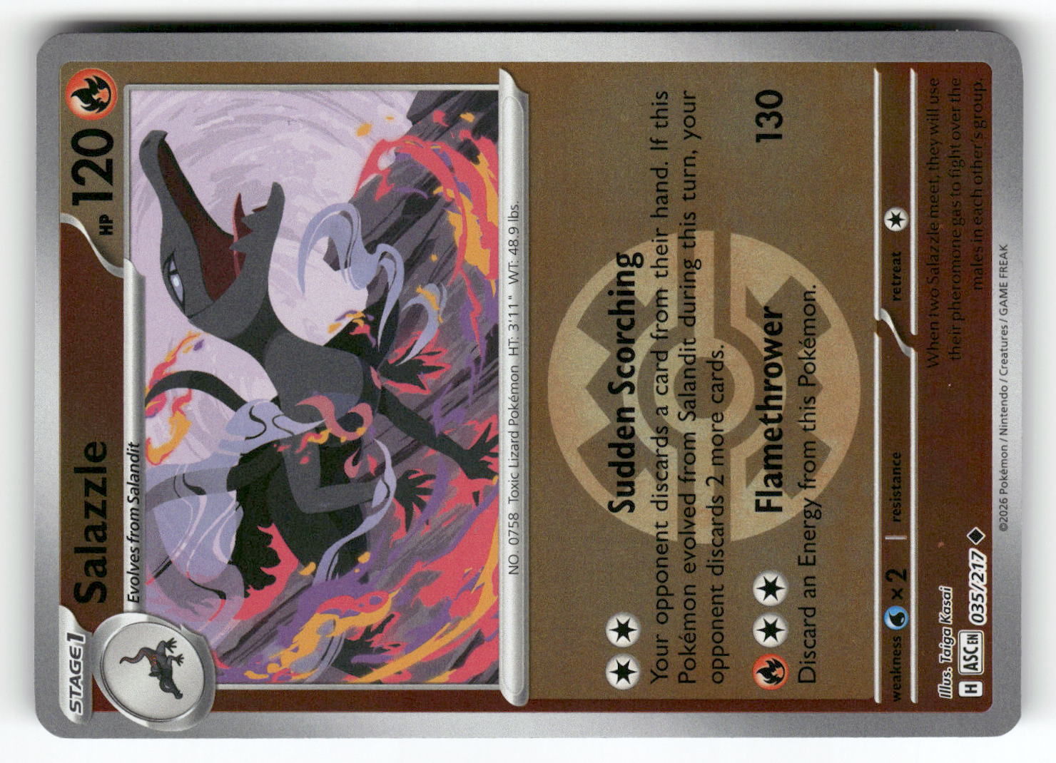 Salazzle - 035/217 (Quick Ball)