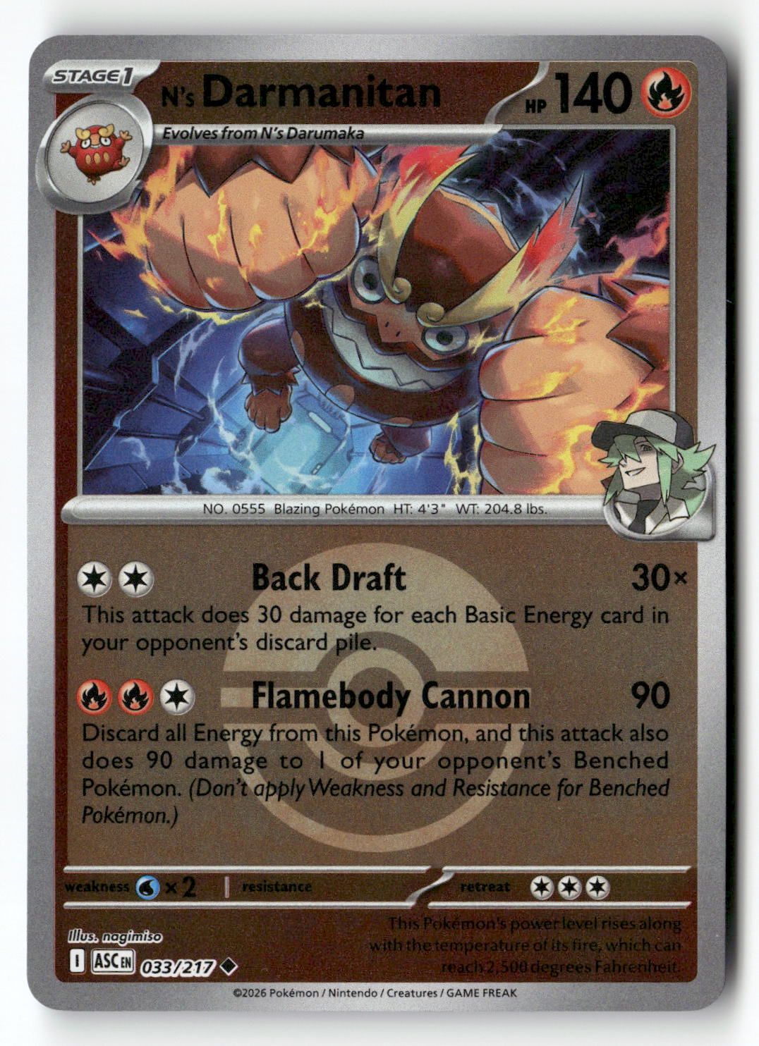 N's Darmanitan (Poke Ball)