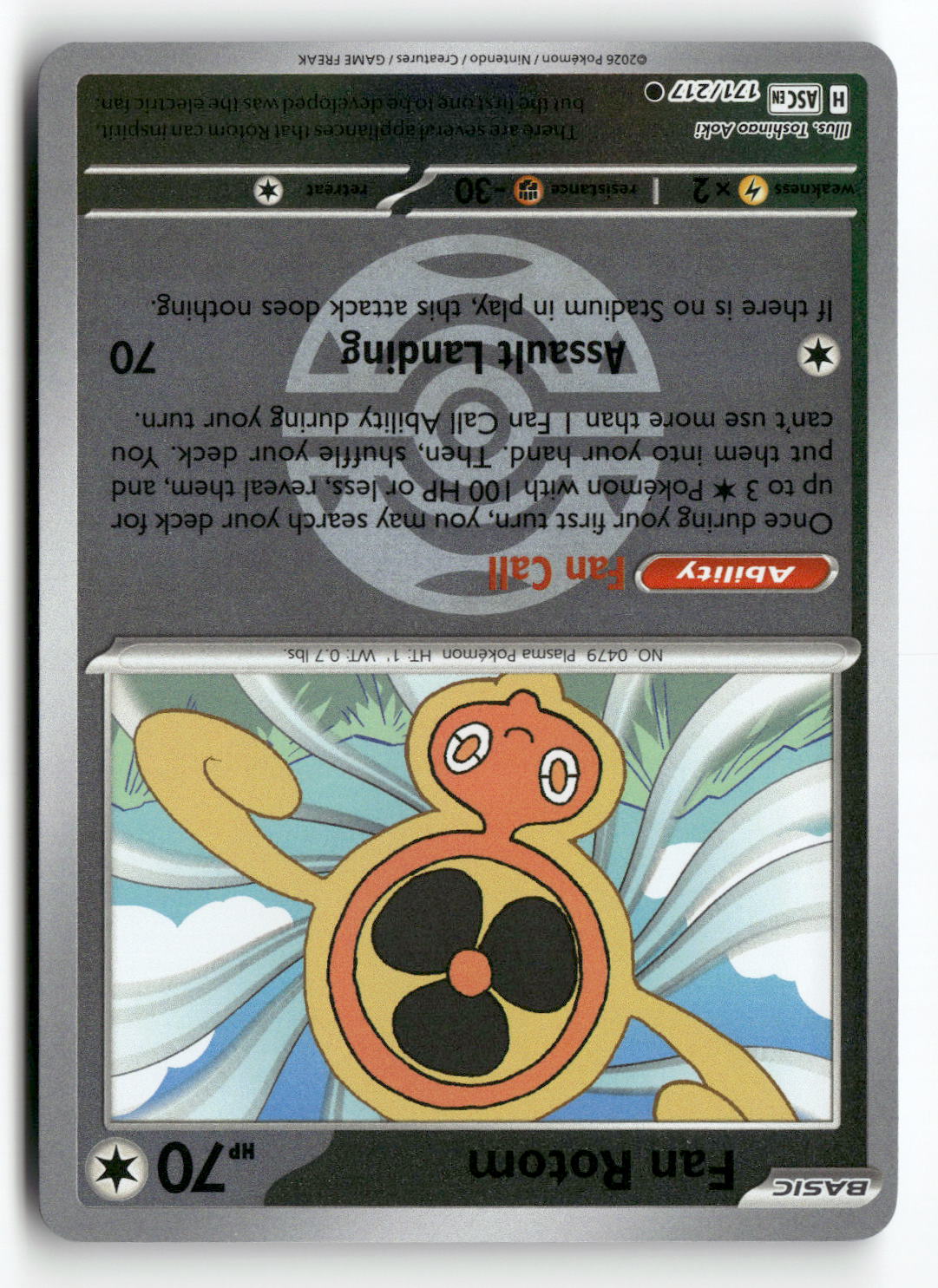 Fan Rotom - 171/217 (Dusk Ball)