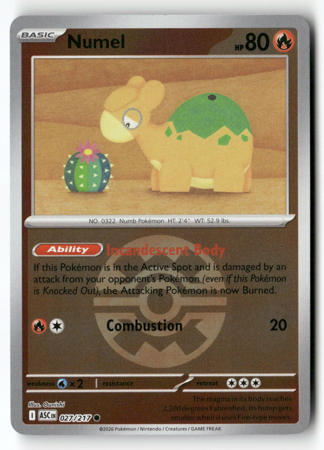 Numel - 027/217 (Quick Ball)