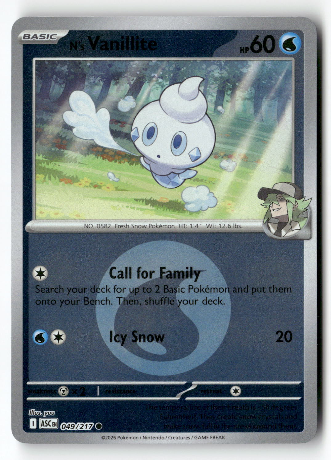 N's Vanillite (Energy Symbol Pattern)