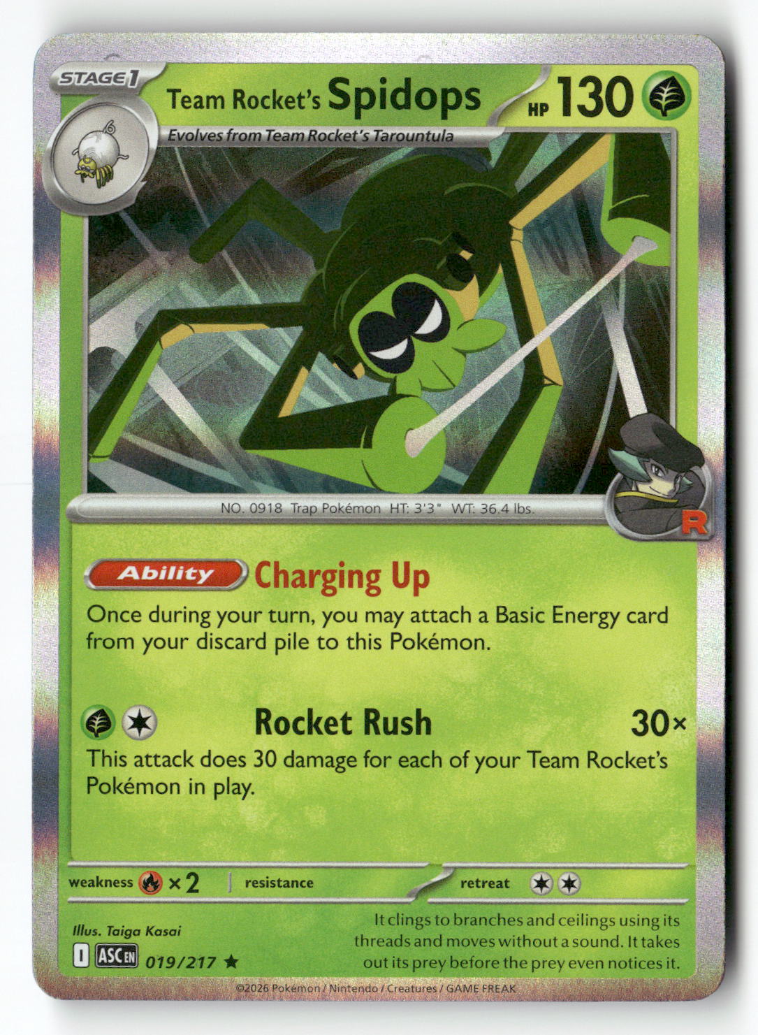 Team Rocket's Spidops