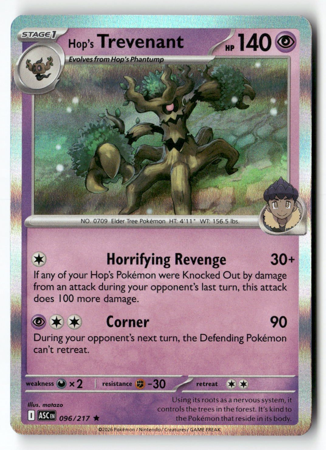 Hop's Trevenant - 096/217