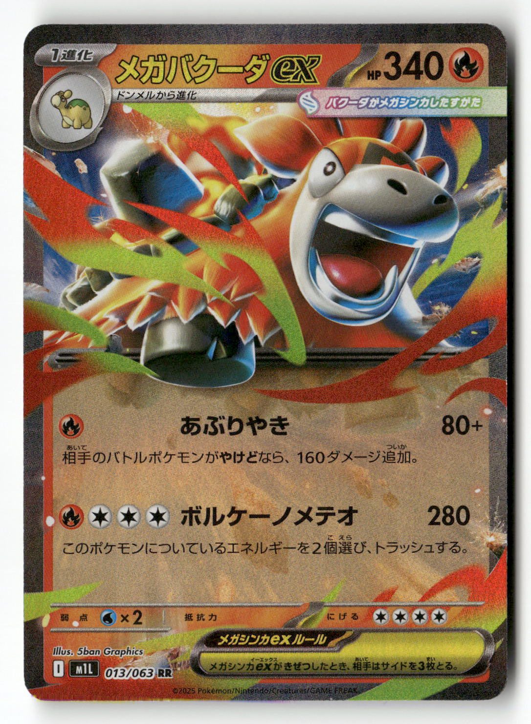 Mega Camerupt ex - 013/063