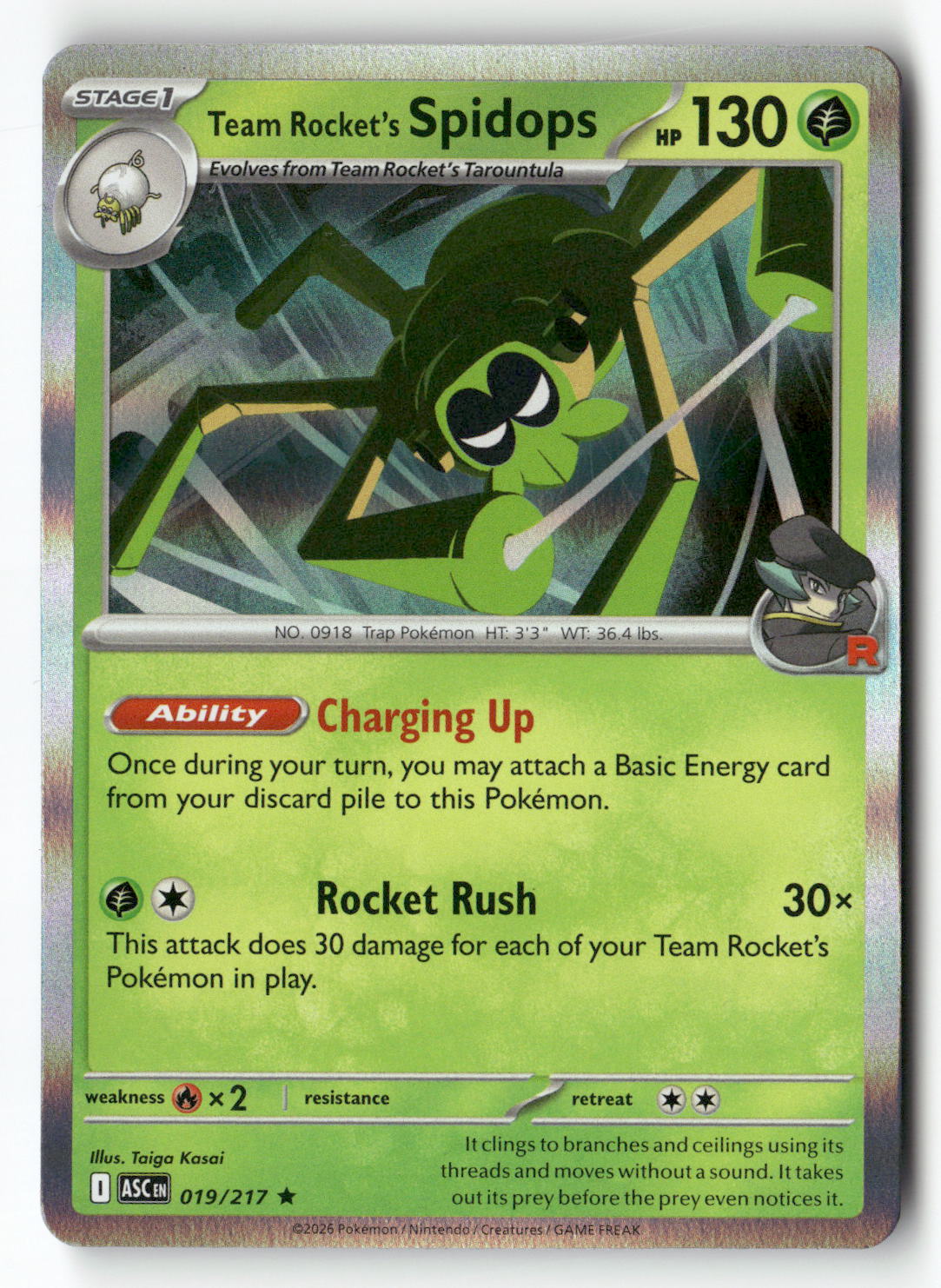 Team Rocket's Spidops