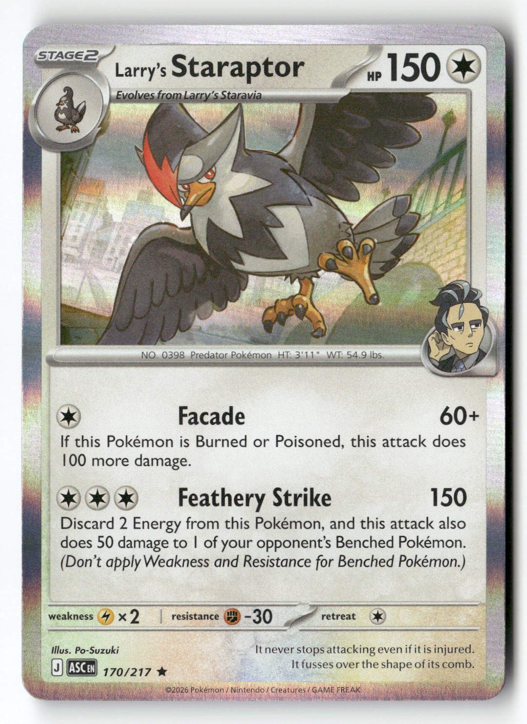 Larry's Staraptor - 170/217