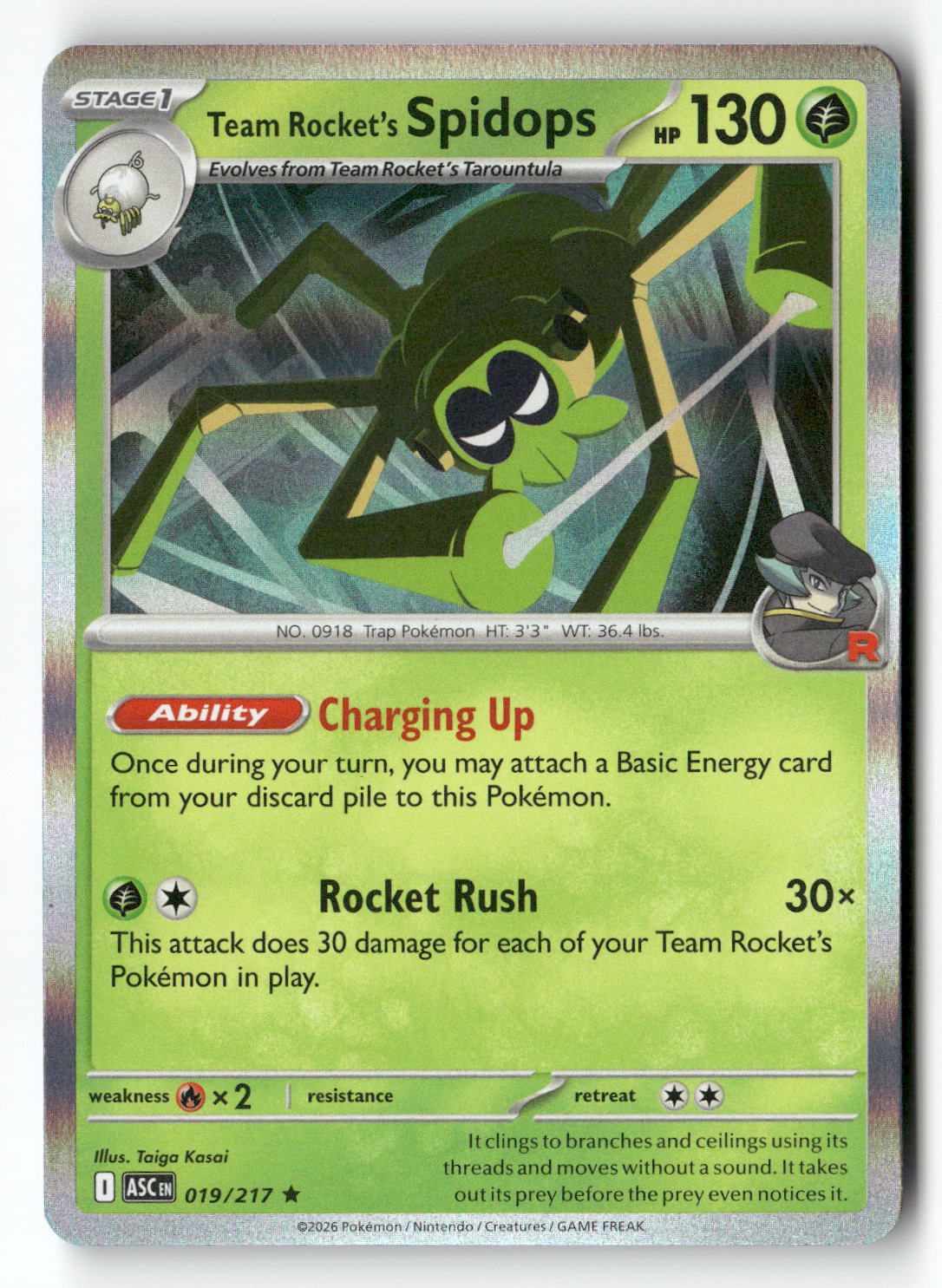 Team Rocket's Spidops