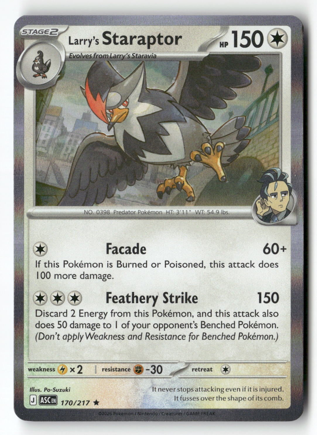 Larry's Staraptor - 170/217