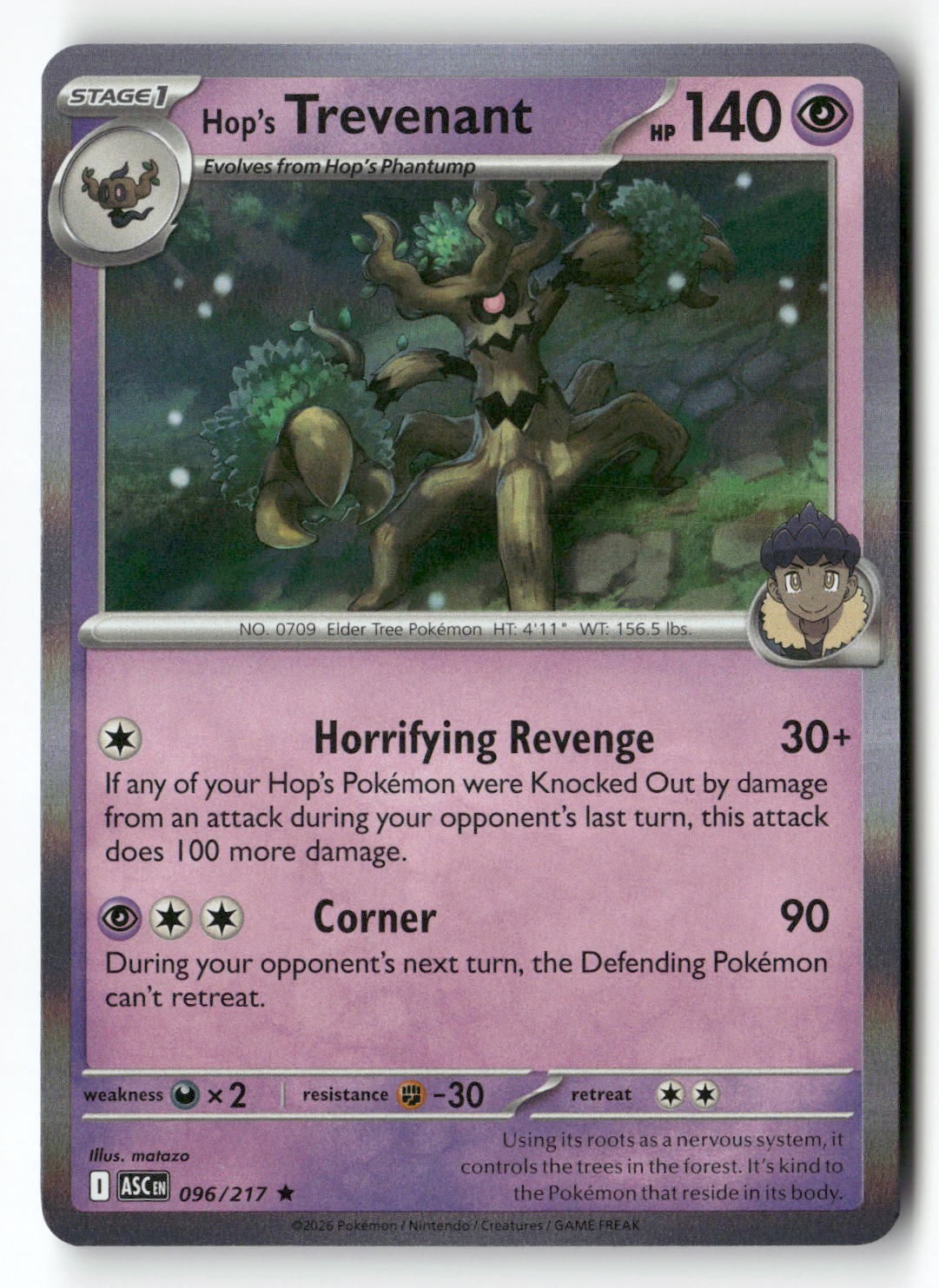 Hop's Trevenant - 096/217