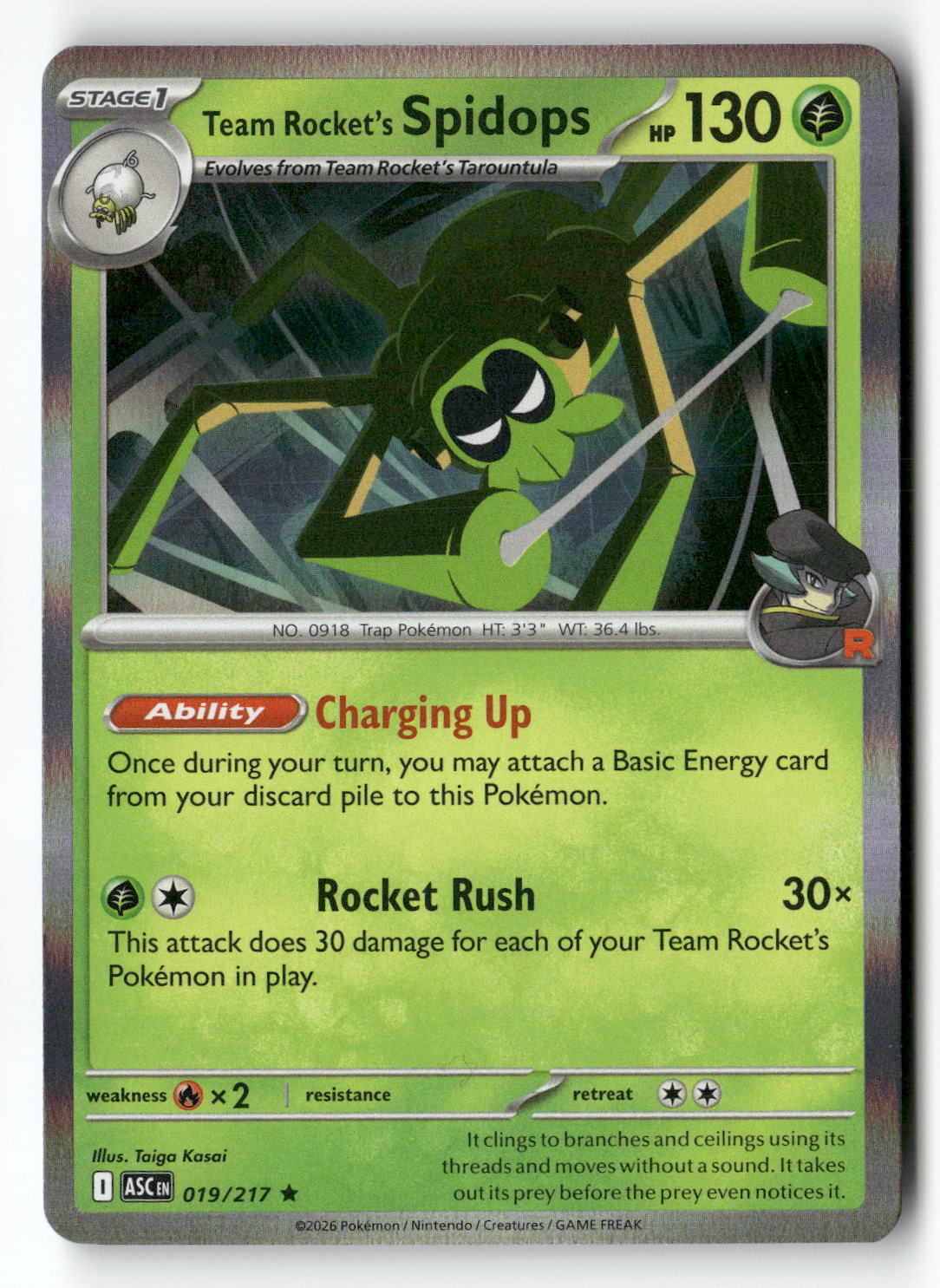 Team Rocket's Spidops