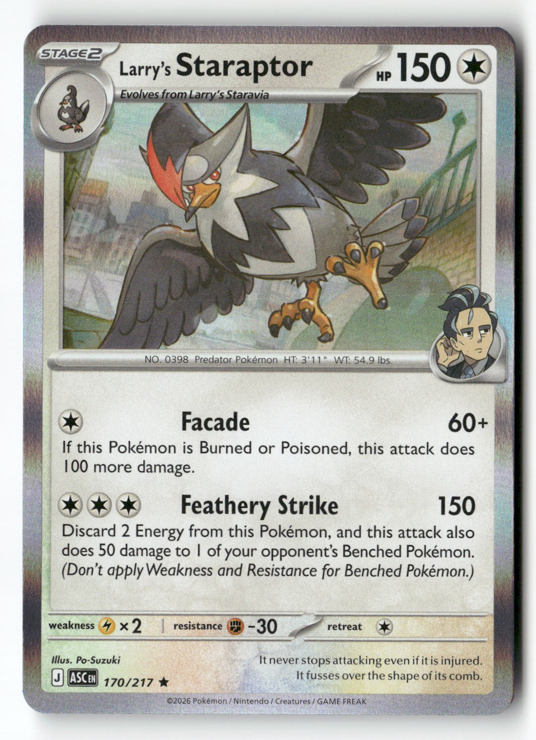 Larry's Staraptor - 170/217